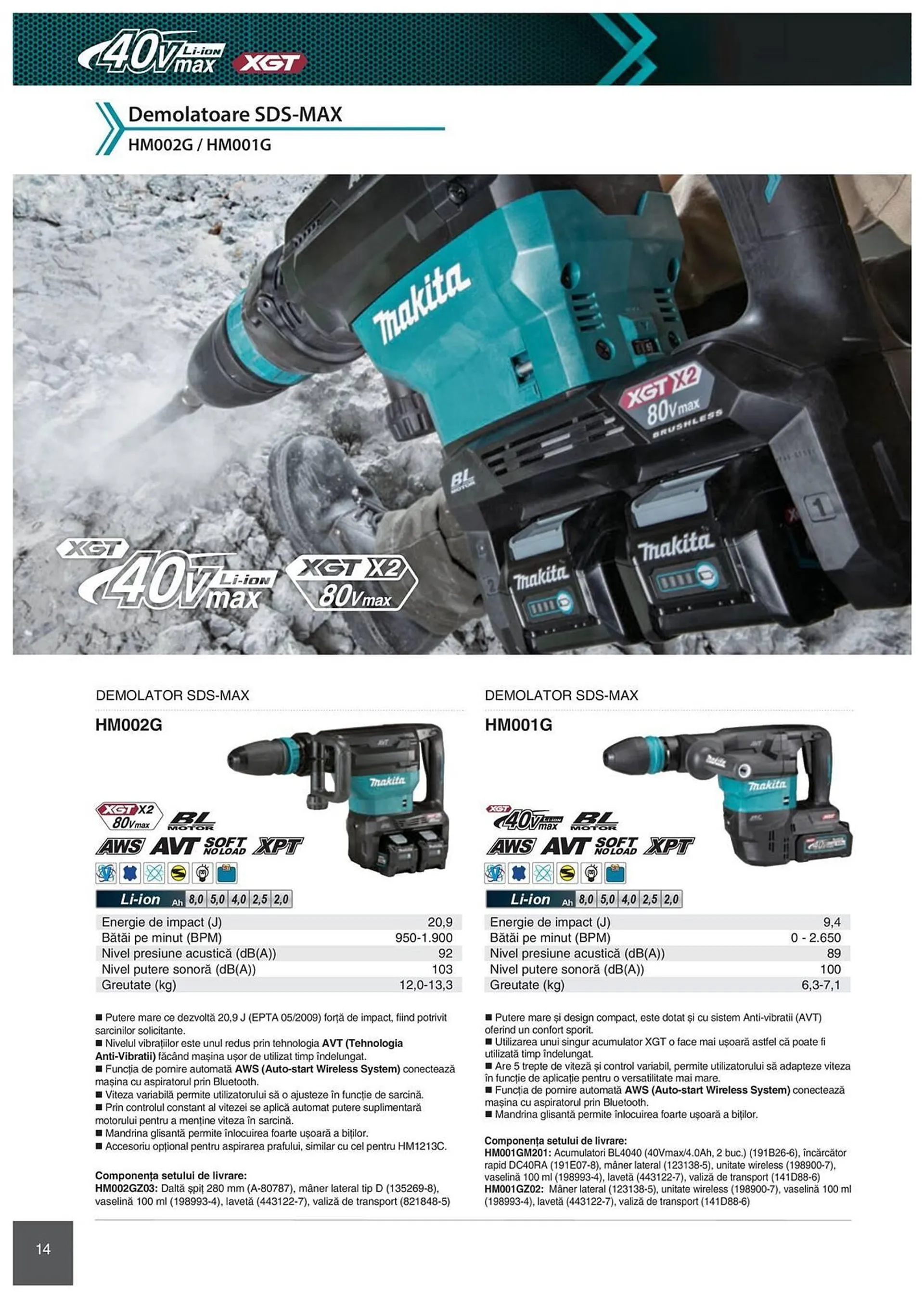 Catalog Сatalog Makita de la 6 februarie până la 31 decembrie 2024 - Revista Pagina 14