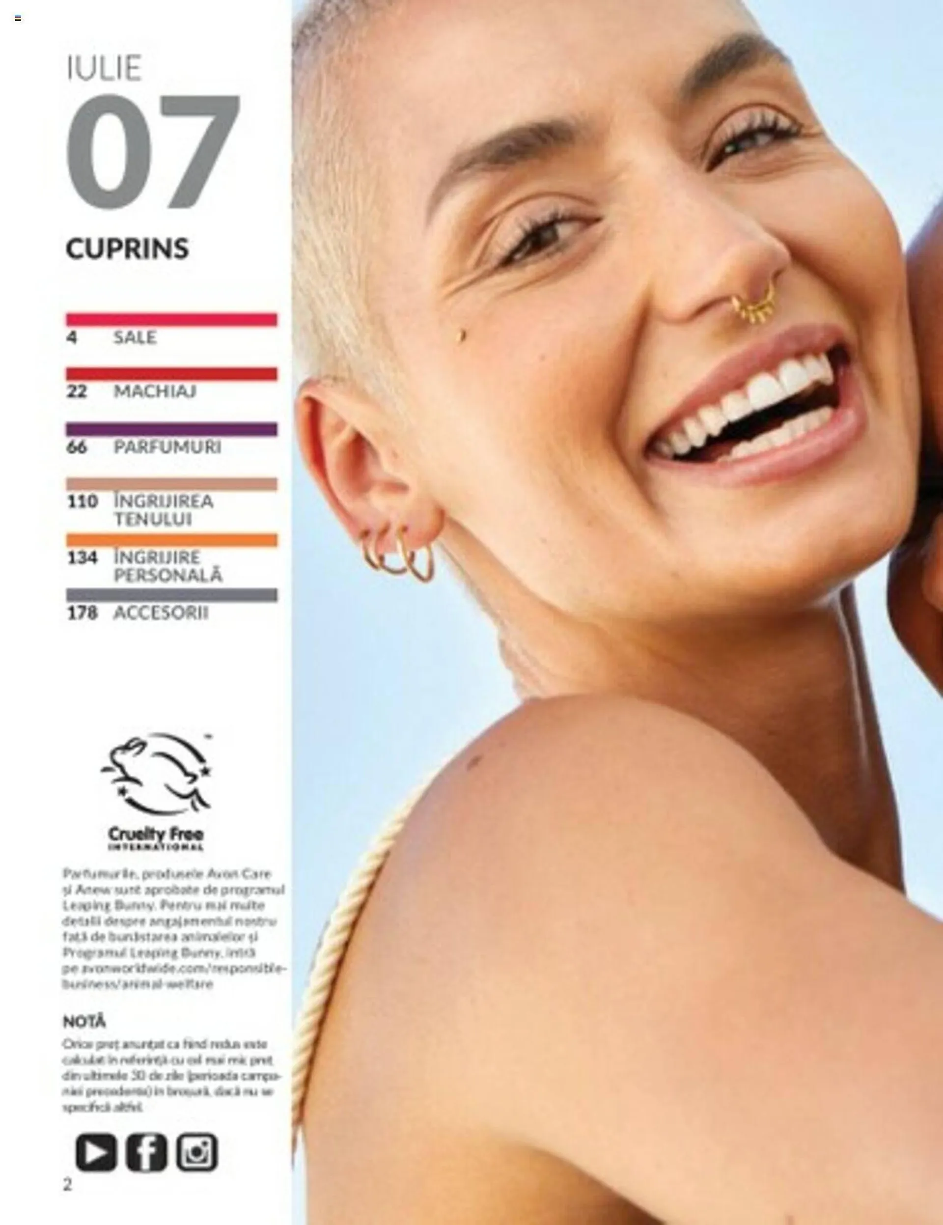 Catalog Avon catalog de la 1 iulie până la 31 iulie 2024 - Revista Pagina 2