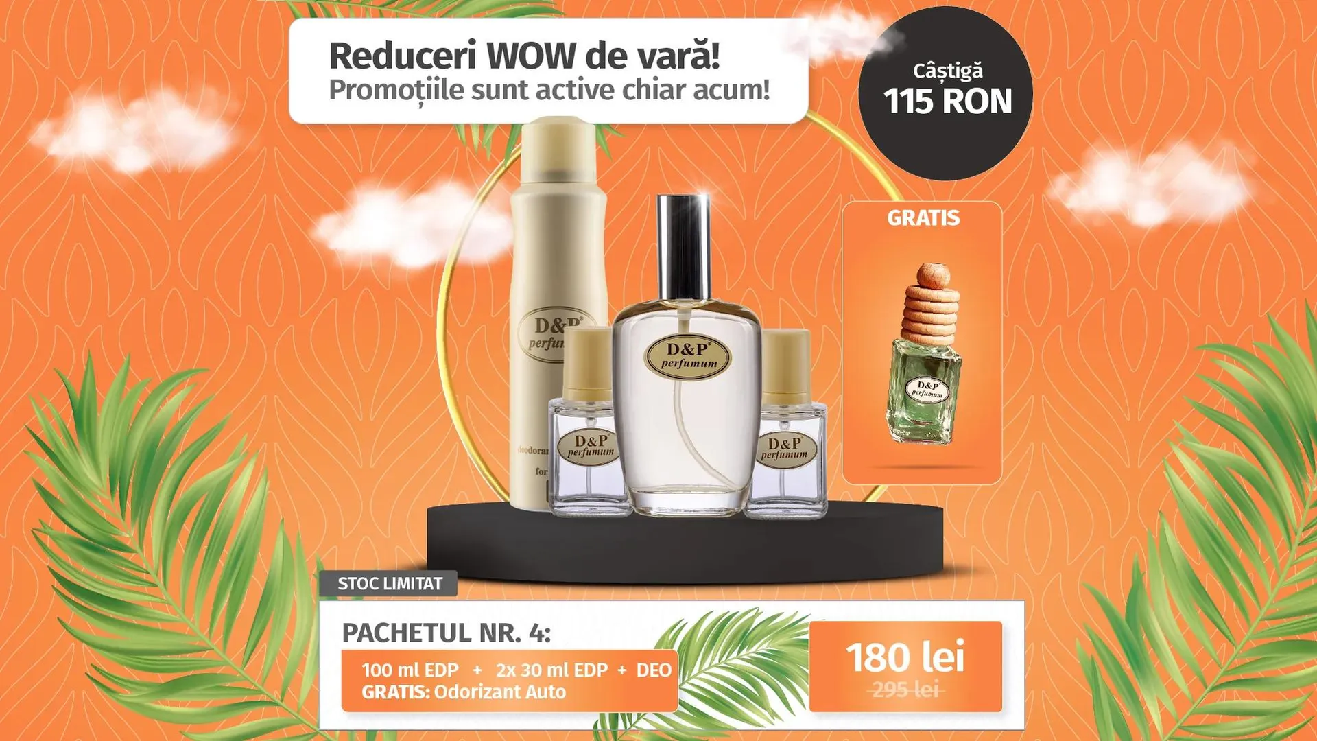 Set Promo 100 ml EDP + 2×30 ml pro EDP + 150ml DEO bodyspray + [GRATIS = 1 x DEO Auto]