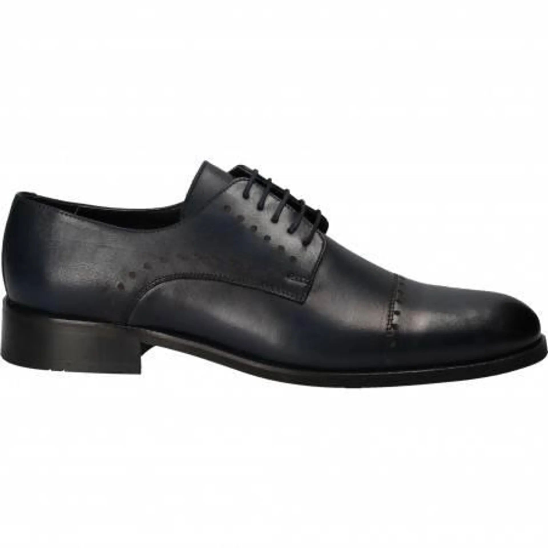 Pantofi din piele, eleganti, barbati, bleumarin