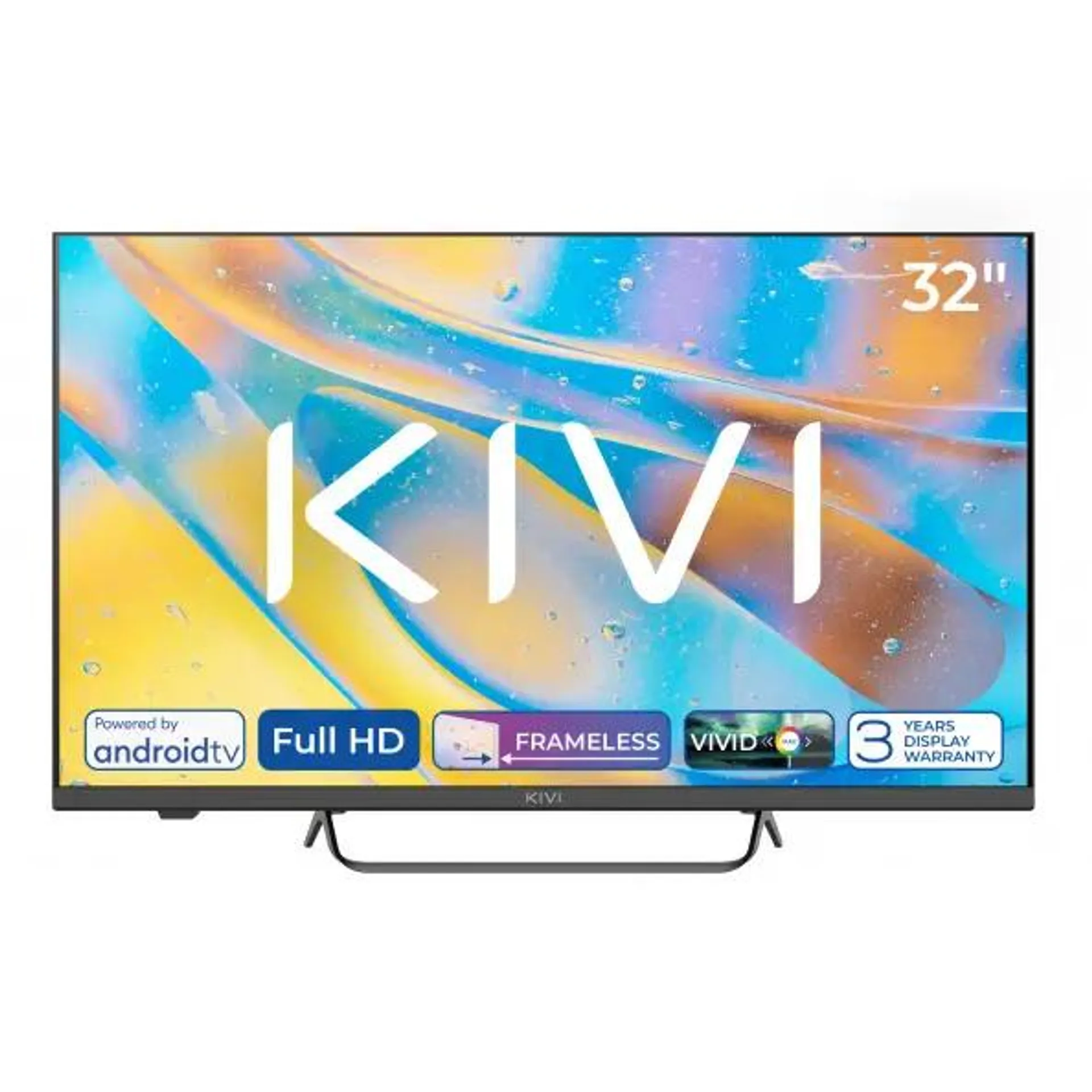 Televizor KIVI LED 32F760QB, 80 cm, Smart Android TV, Full HD, Clasa E