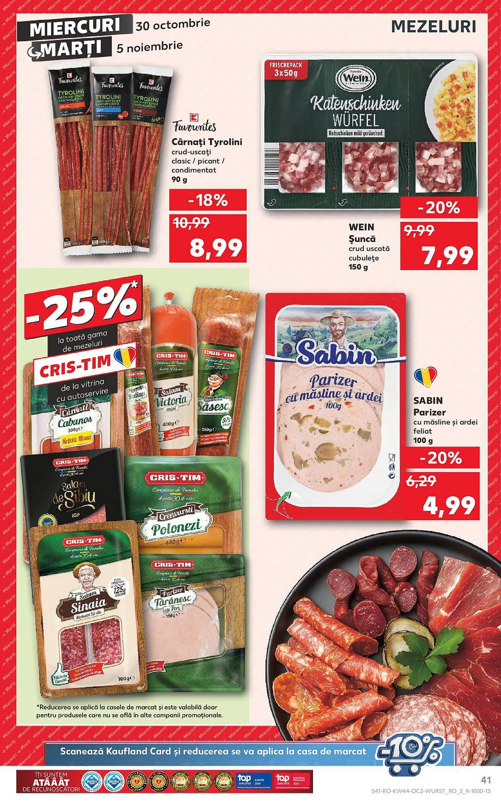 Catalog Catalog Kaufland de la 29 octombrie până la 3 noiembrie 2024 - Revista Pagina 41