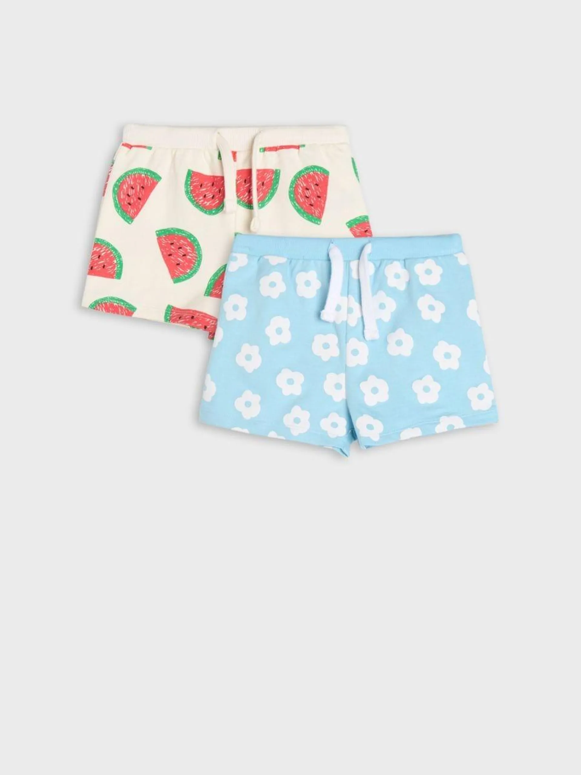 Set de 2 perechi de pantaloni scurți