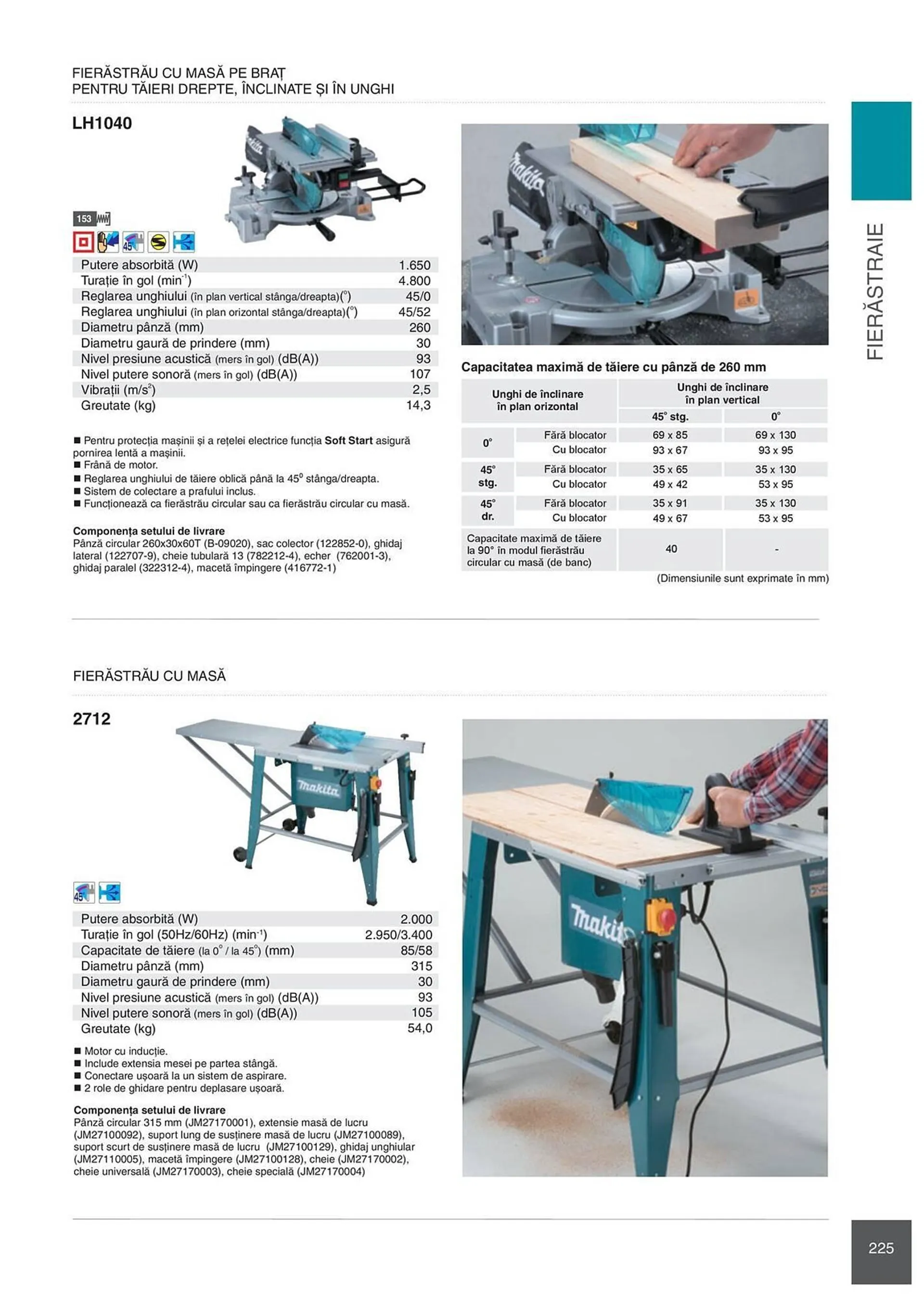 Catalog Сatalog Makita de la 6 februarie până la 31 decembrie 2024 - Revista Pagina 225