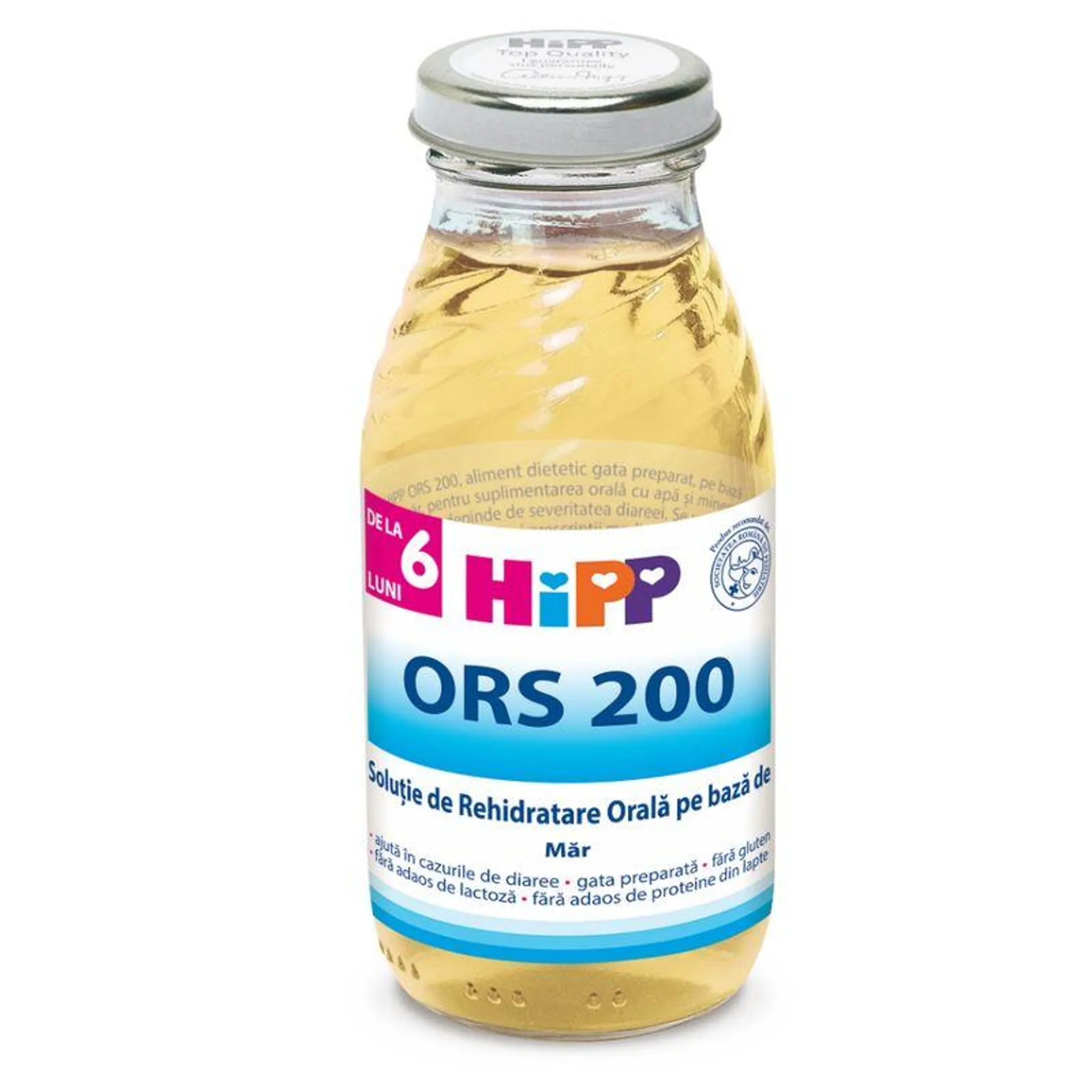 Solutie de rehidratare orala Hipp ORS200 pe baza de mar