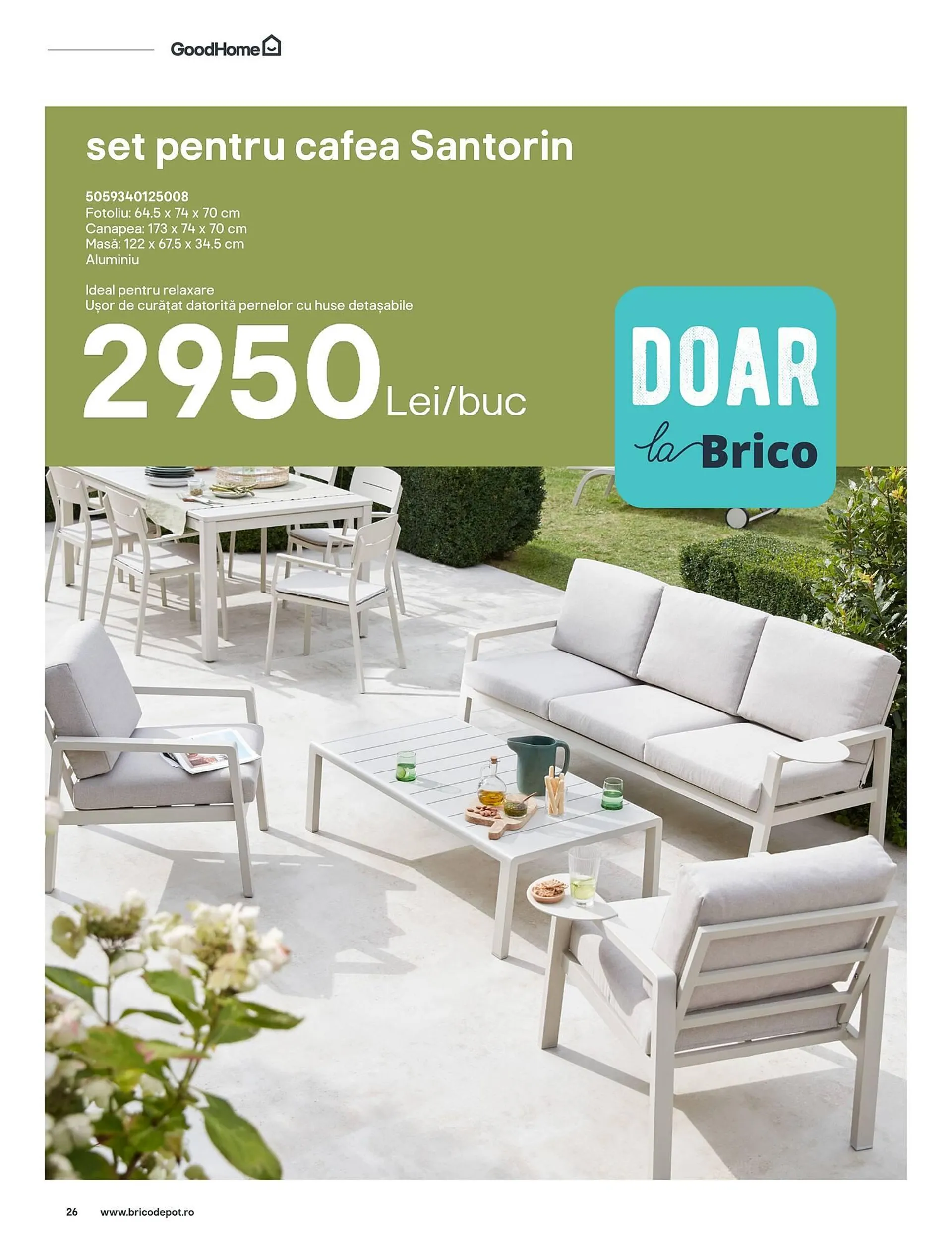 Catalog Brico Depôt catalog de la 22 aprilie până la 31 octombrie 2024 - Revista Pagina 26