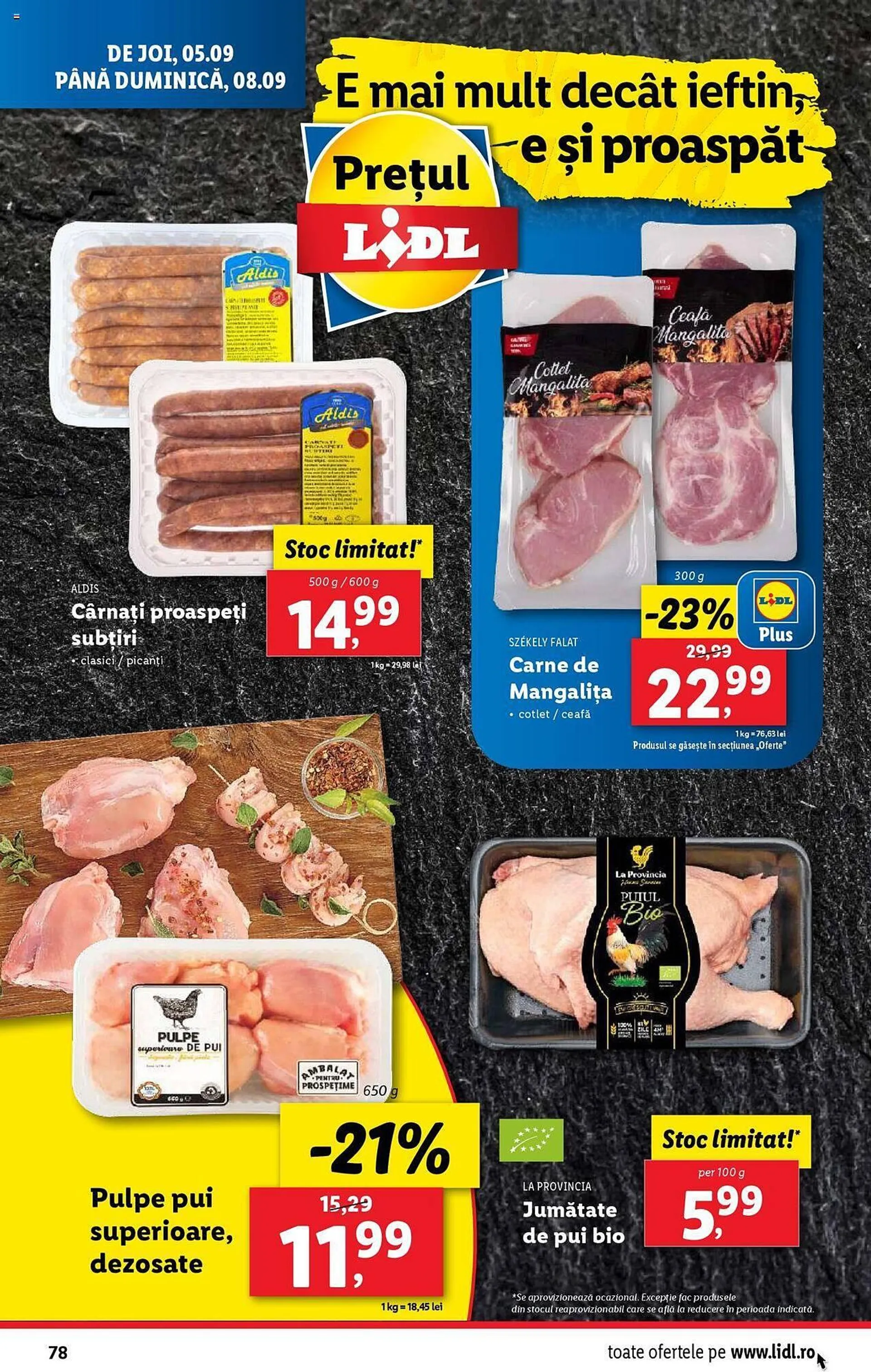 Catalog Catalog Lidl de la 2 septembrie până la 8 septembrie 2024 - Revista Pagina 78