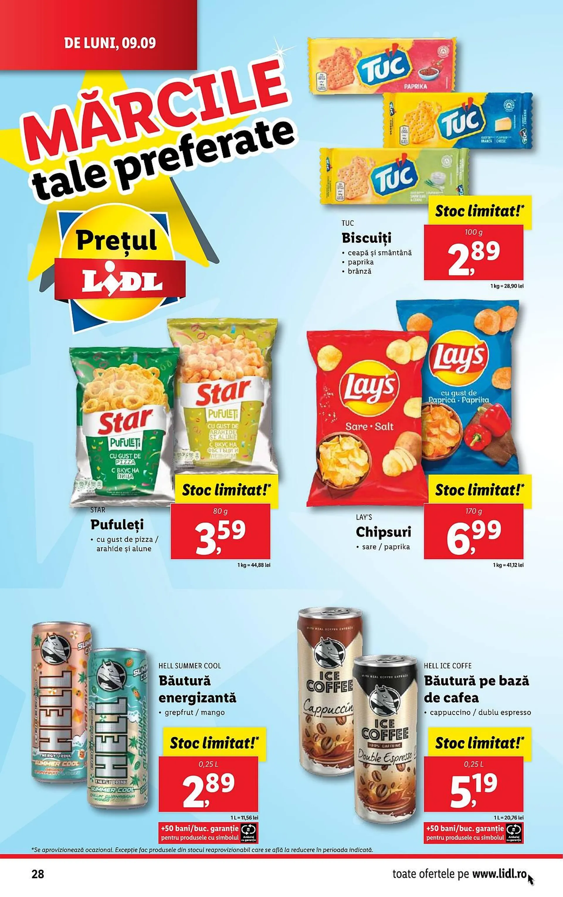 Catalog Catalog Lidl de la 9 septembrie până la 15 septembrie 2024 - Revista Pagina 28