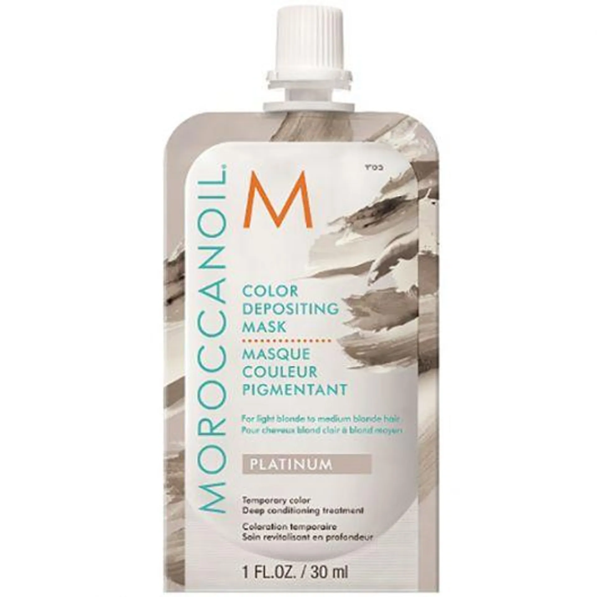 Masca de par nuantatoare Moroccanoil Platinum 30ml