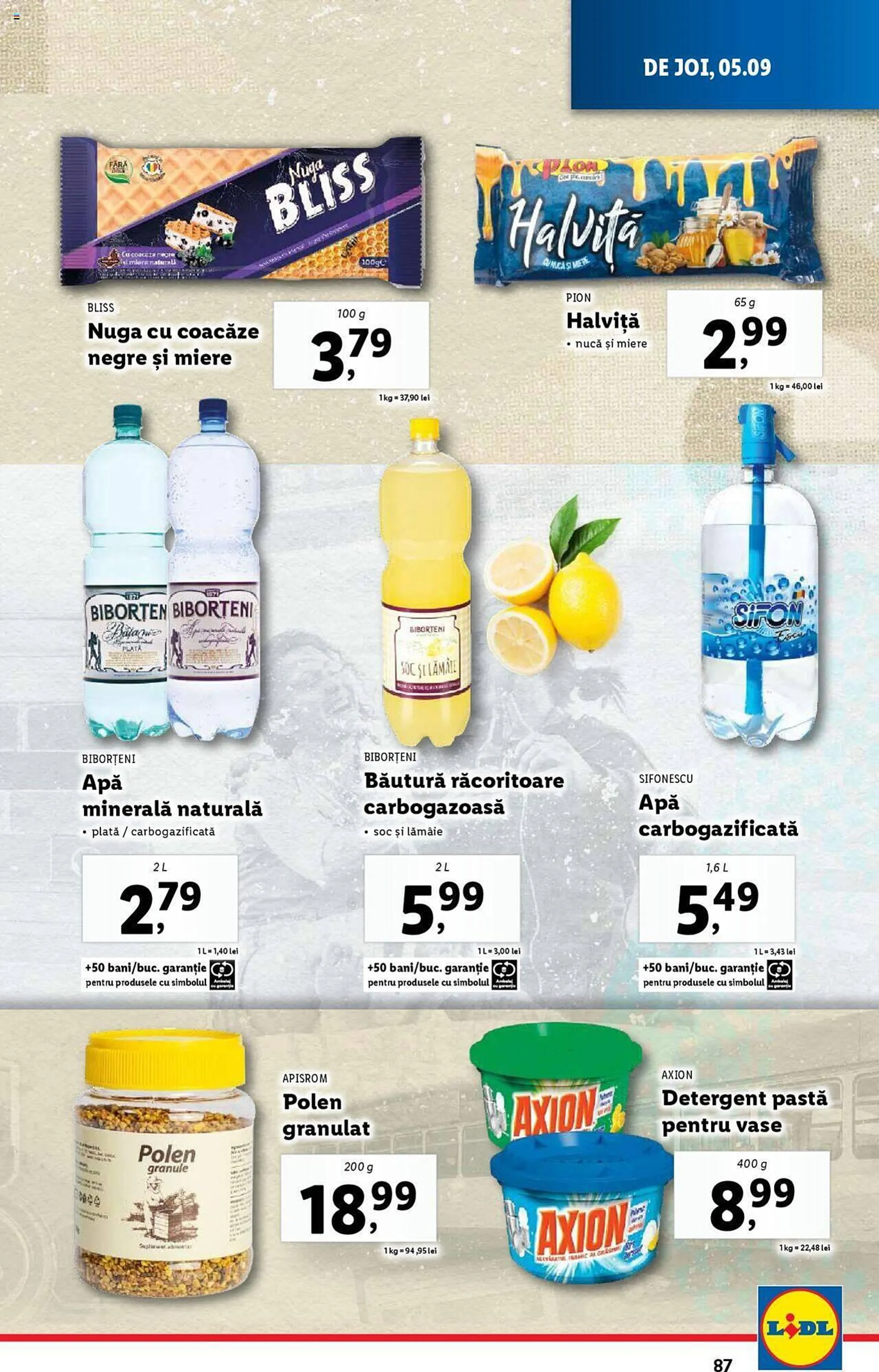 Catalog Catalog Lidl de la 2 septembrie până la 8 septembrie 2024 - Revista Pagina 87