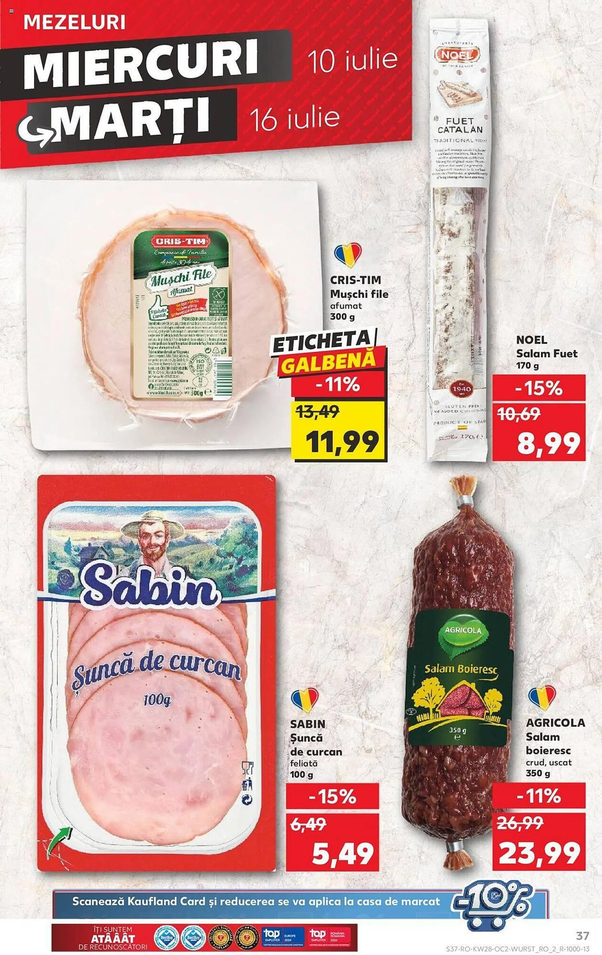 Catalog Kaufland catalog de la 10 iulie până la 16 iulie 2024 - Revista Pagina 37