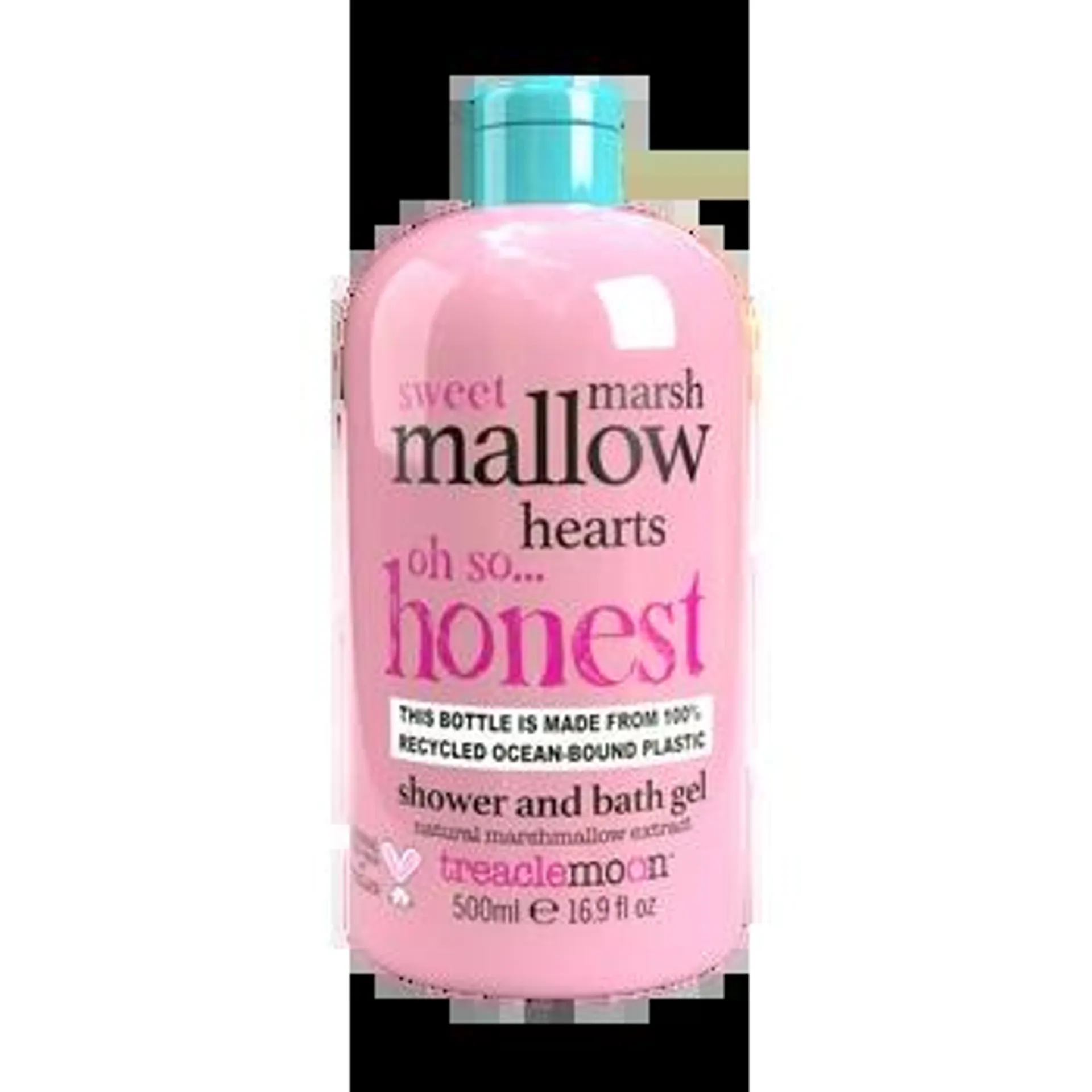 Gel de dus Marshmallow hearts, 500ml, Treaclemoon