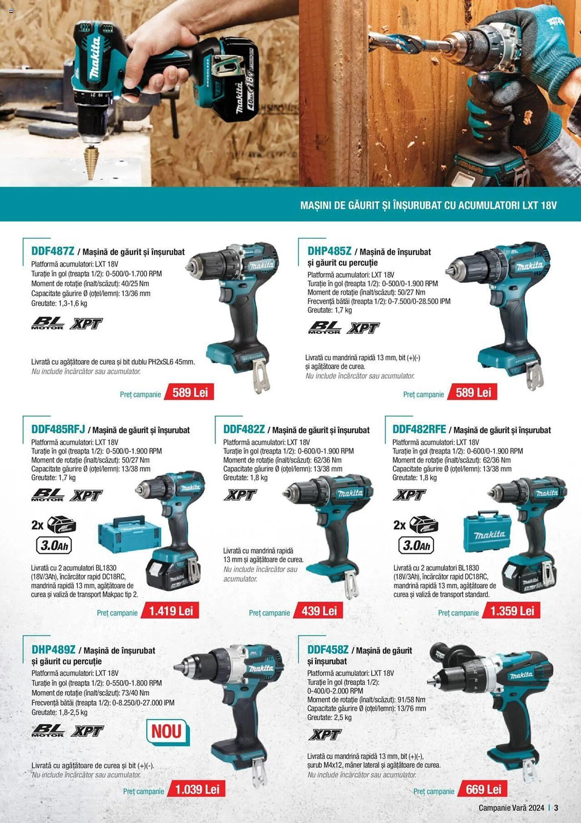 Catalog Makita catalog de la 1 iulie până la 30 septembrie 2024 - Revista Pagina 3