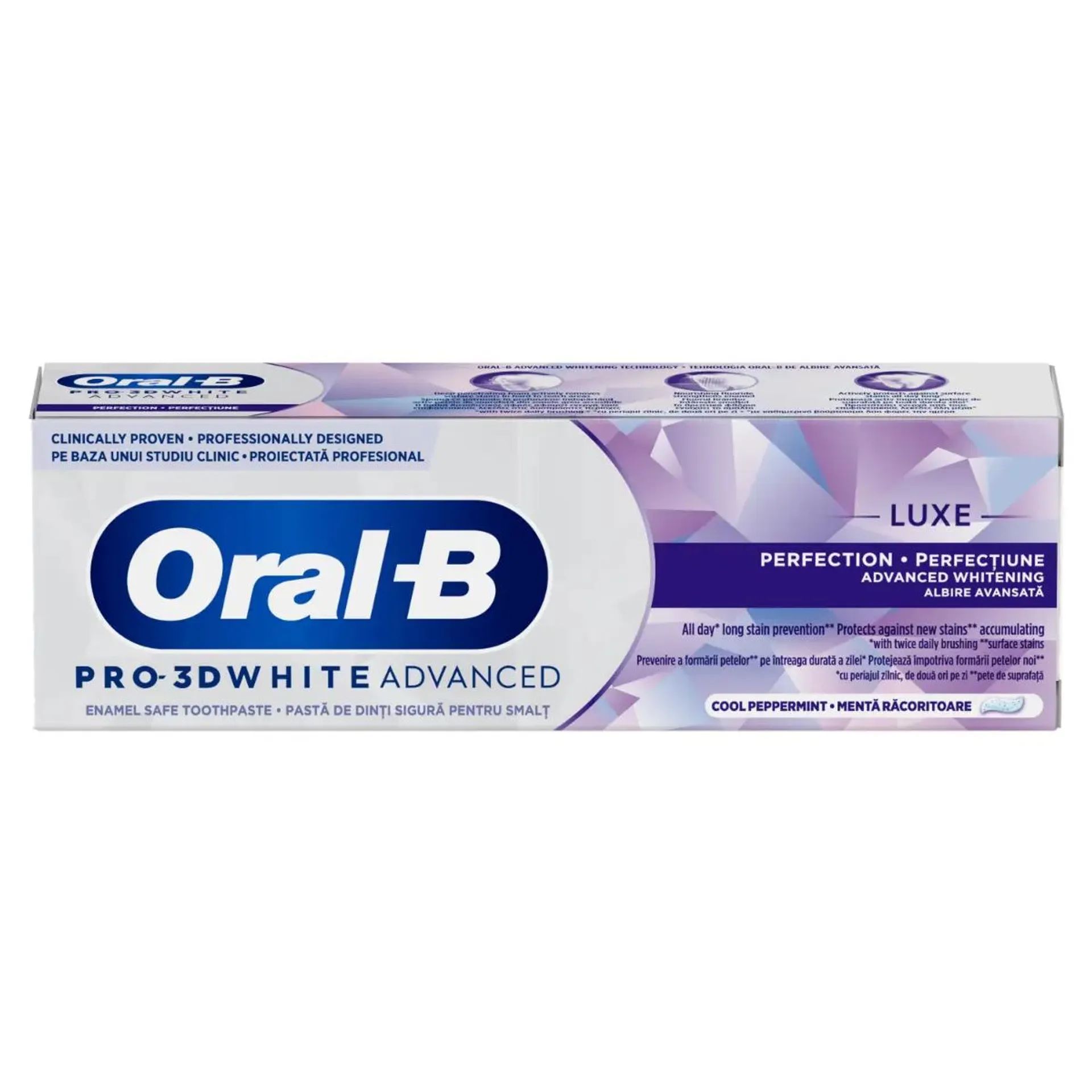 Pasta de Dinti Oral-B Pro 3D White Advanced Luxe Perfection, 75 ml