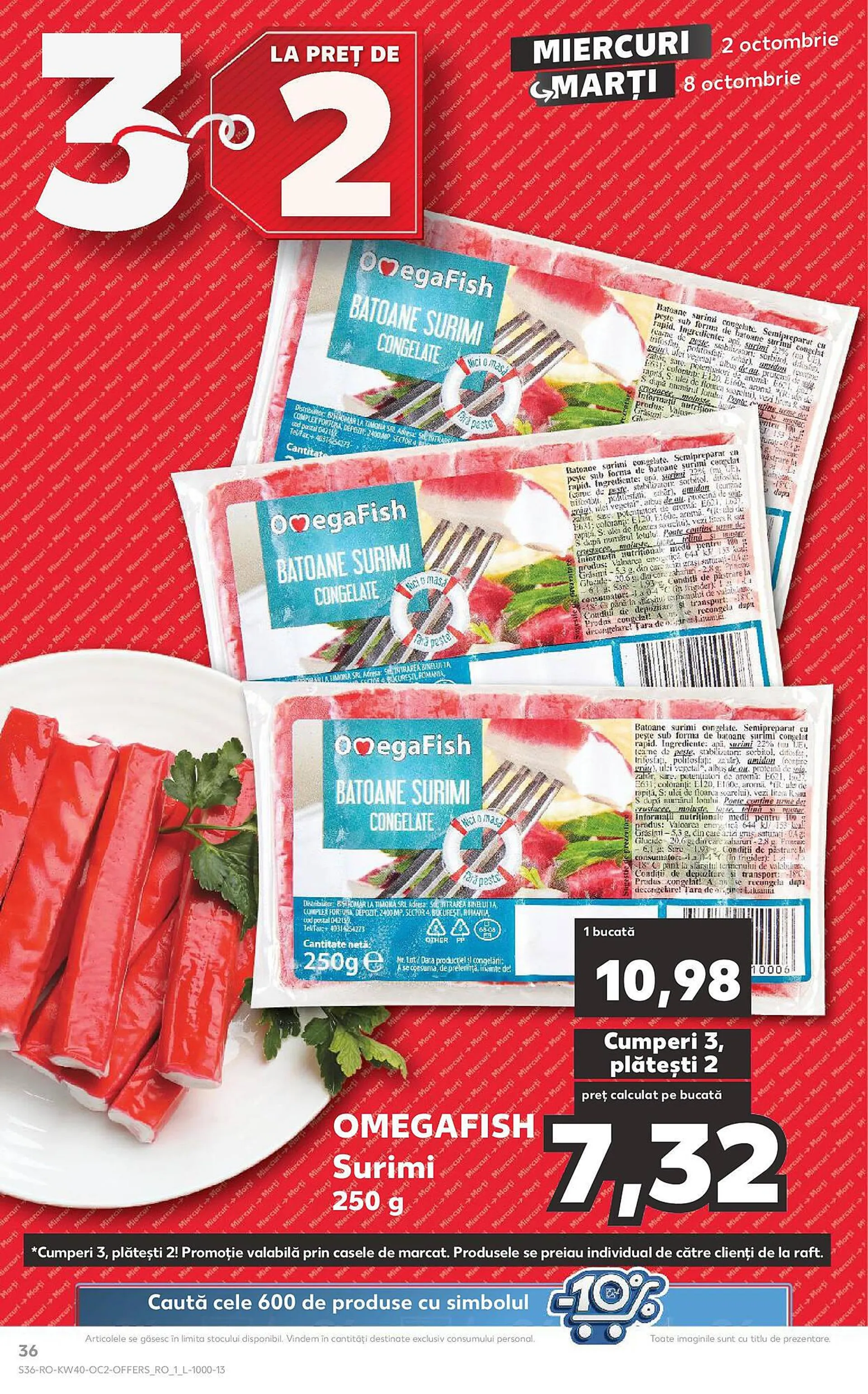 Catalog Catalog Kaufland de la 2 octombrie până la 8 octombrie 2024 - Revista Pagina 36