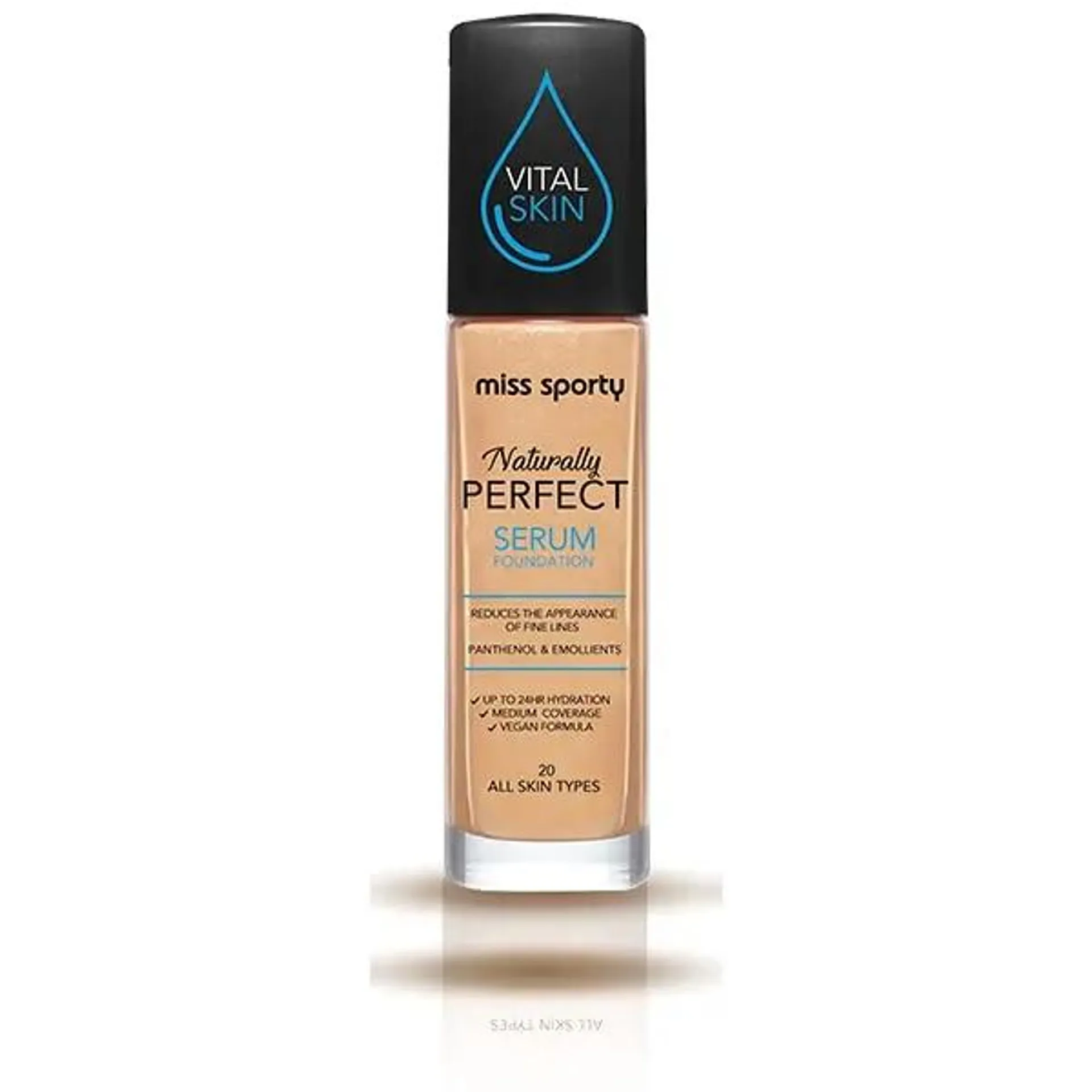 Fond de ten Serum Miss Sporty Naturally Perfect 20, 30 ml