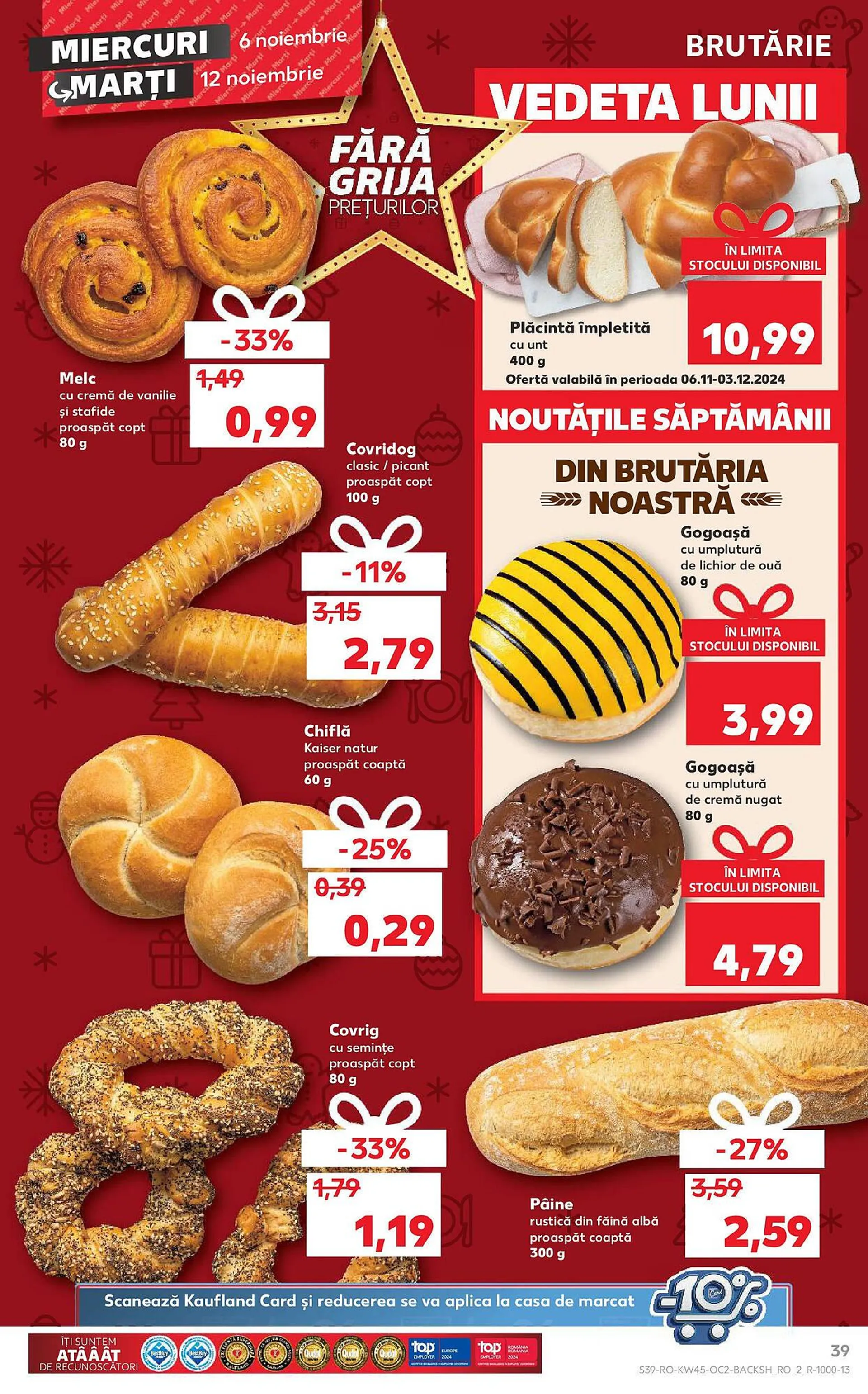 Catalog Catalog Kaufland de la 5 noiembrie până la 10 noiembrie 2024 - Revista Pagina 39