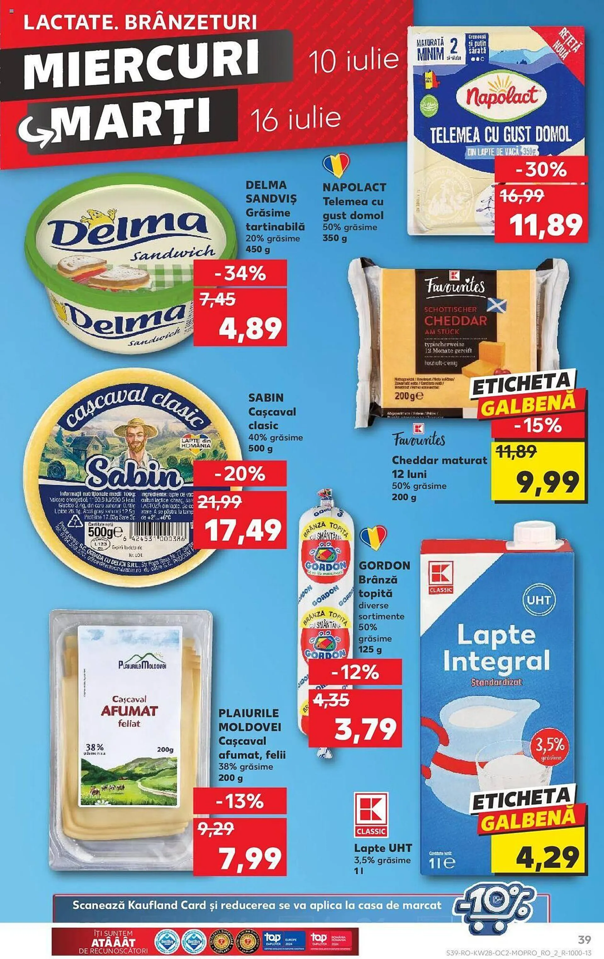 Catalog Kaufland catalog de la 10 iulie până la 16 iulie 2024 - Revista Pagina 39