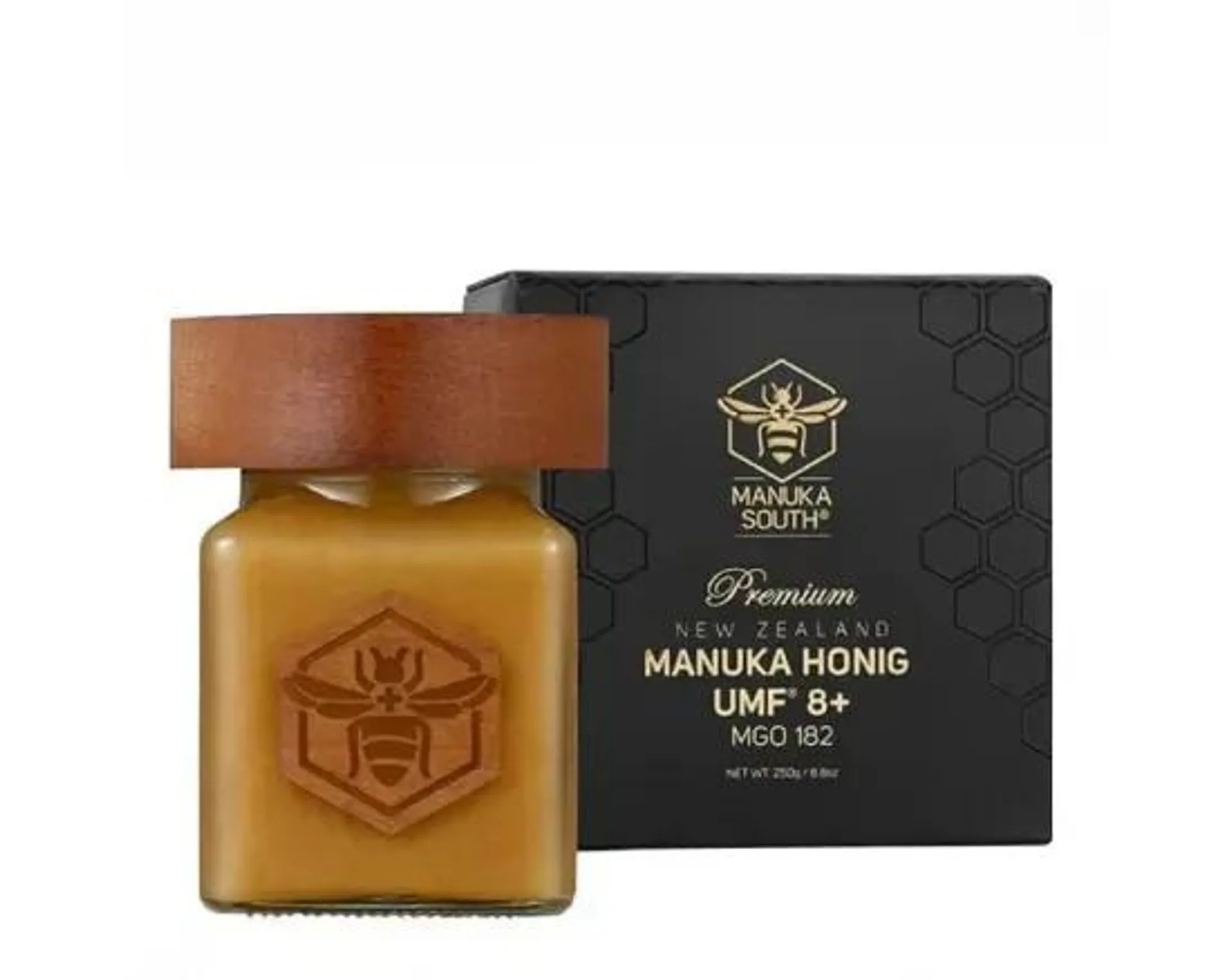 Miere de manuka Premium, Manuka South, MGO 182+, 250 g