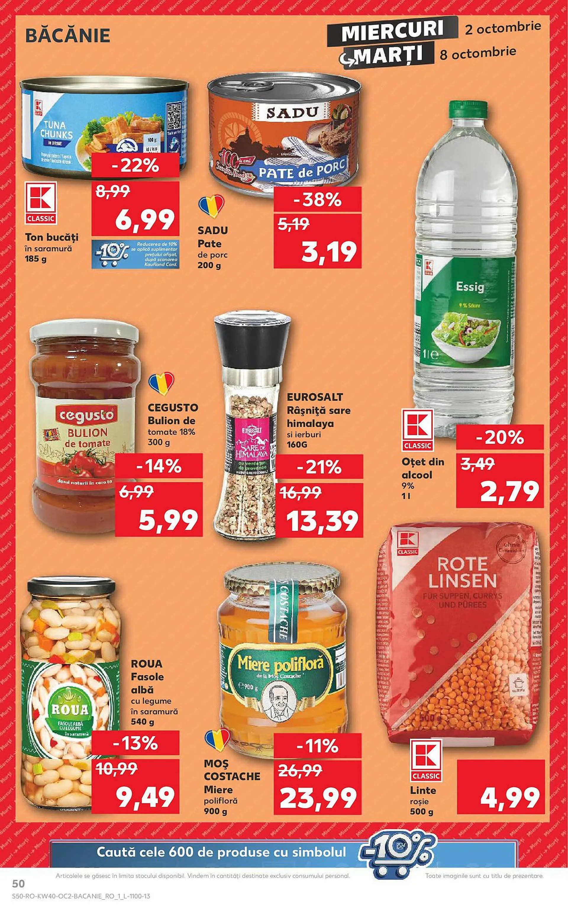 Catalog Catalog Kaufland de la 2 octombrie până la 8 octombrie 2024 - Revista Pagina 50