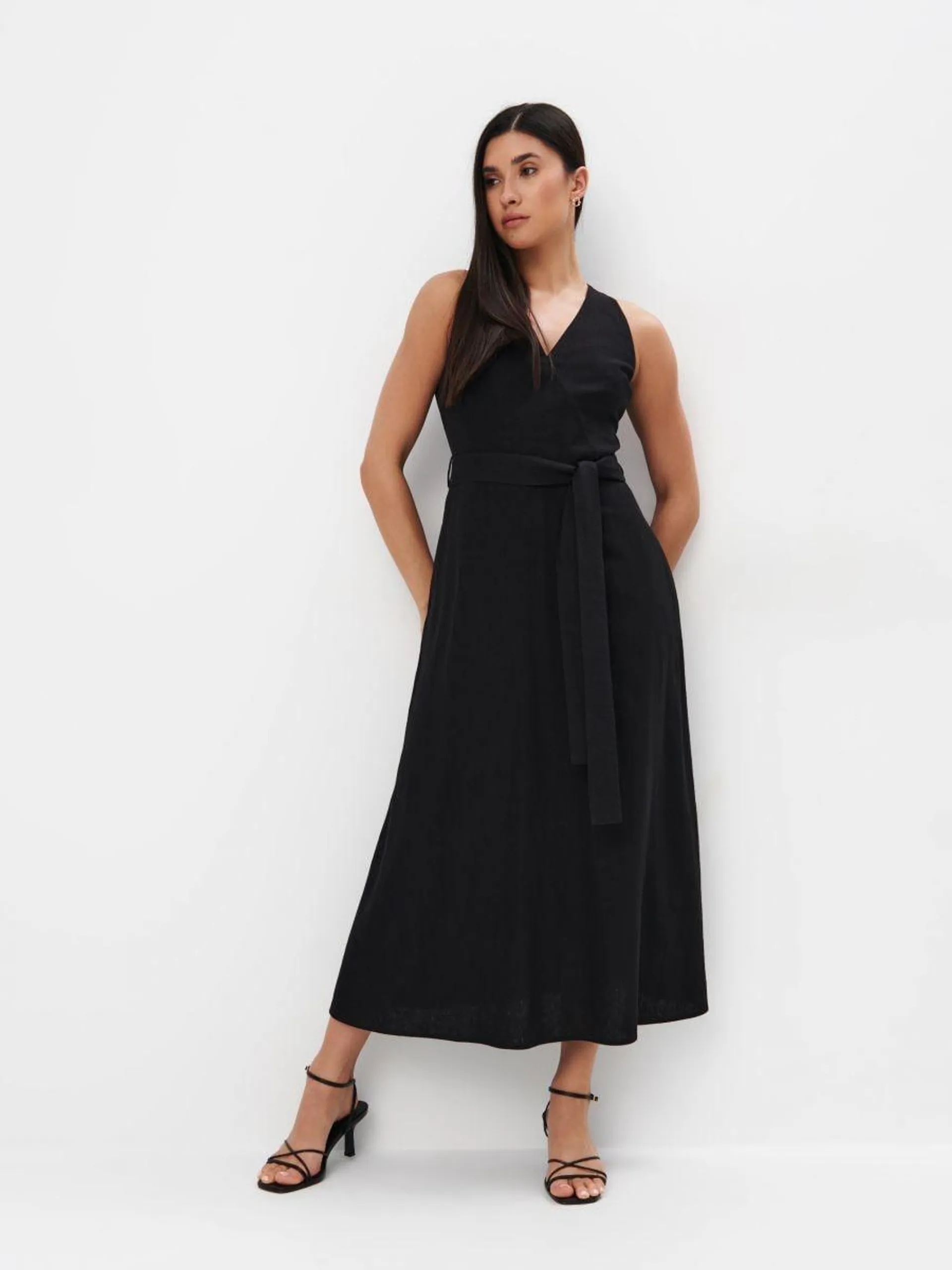 Rochie midi din in