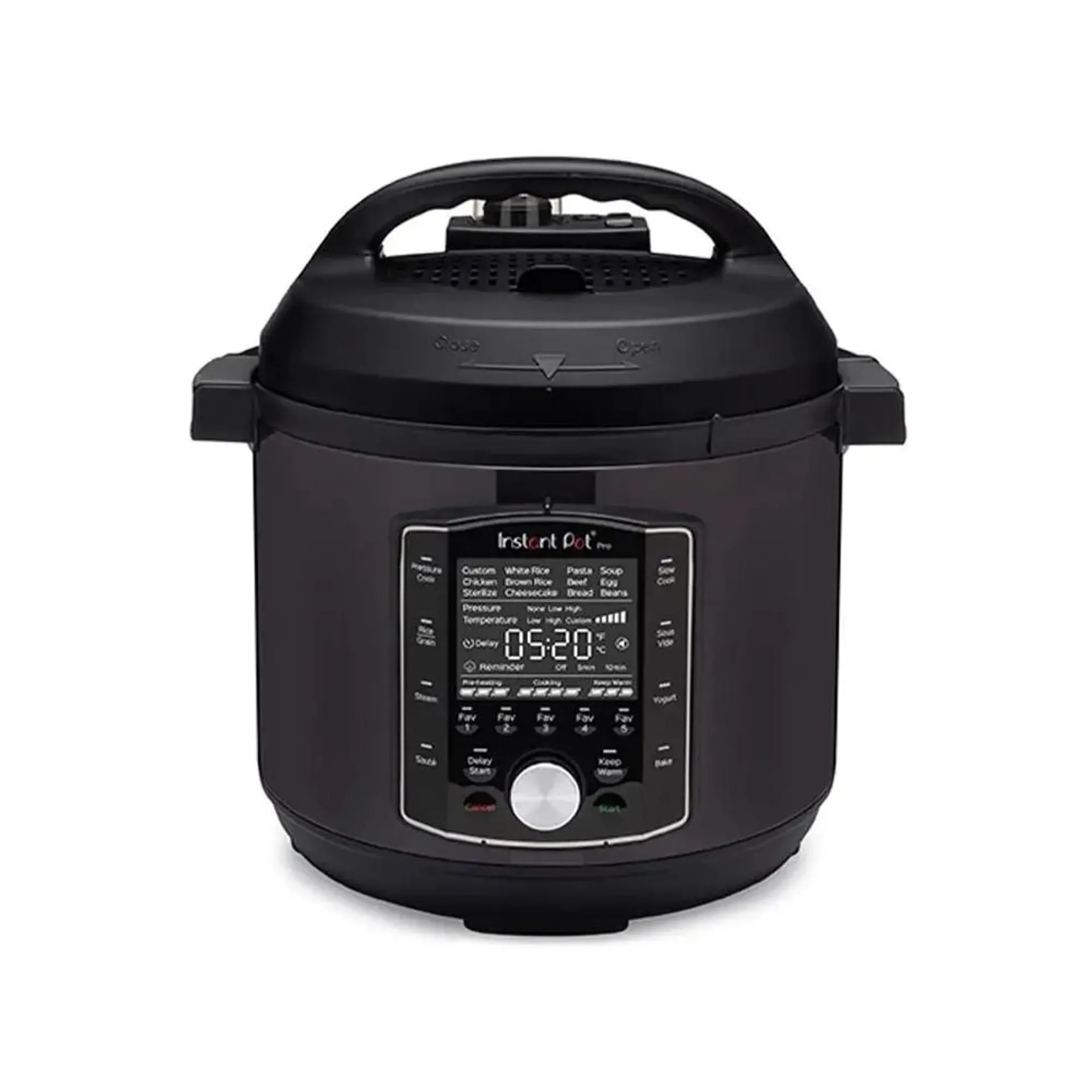 Multicooker Instant Pot Pro 6, 5.7 litri, 1200 W, Negru