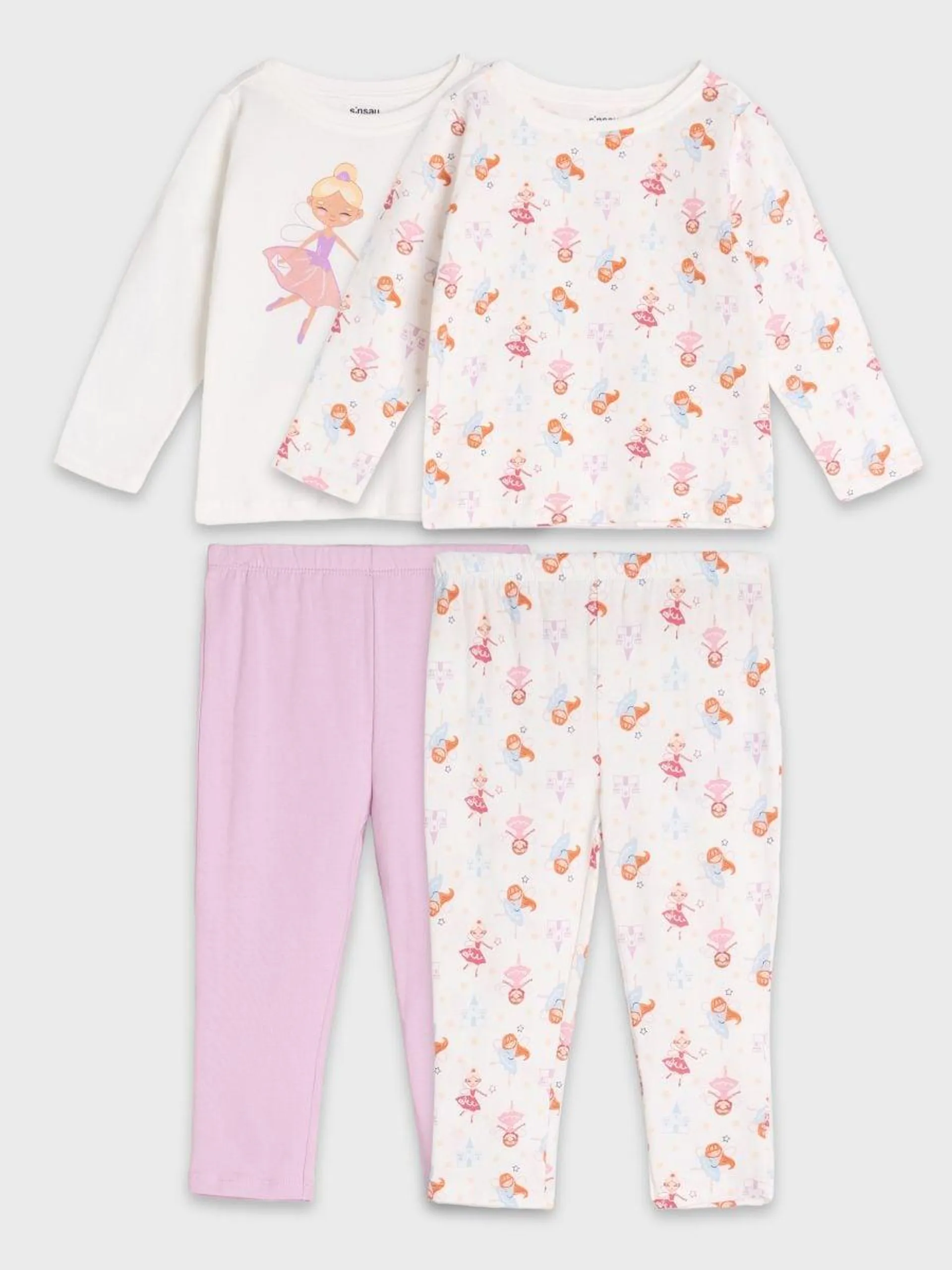 Pijama din două piese  2 pack