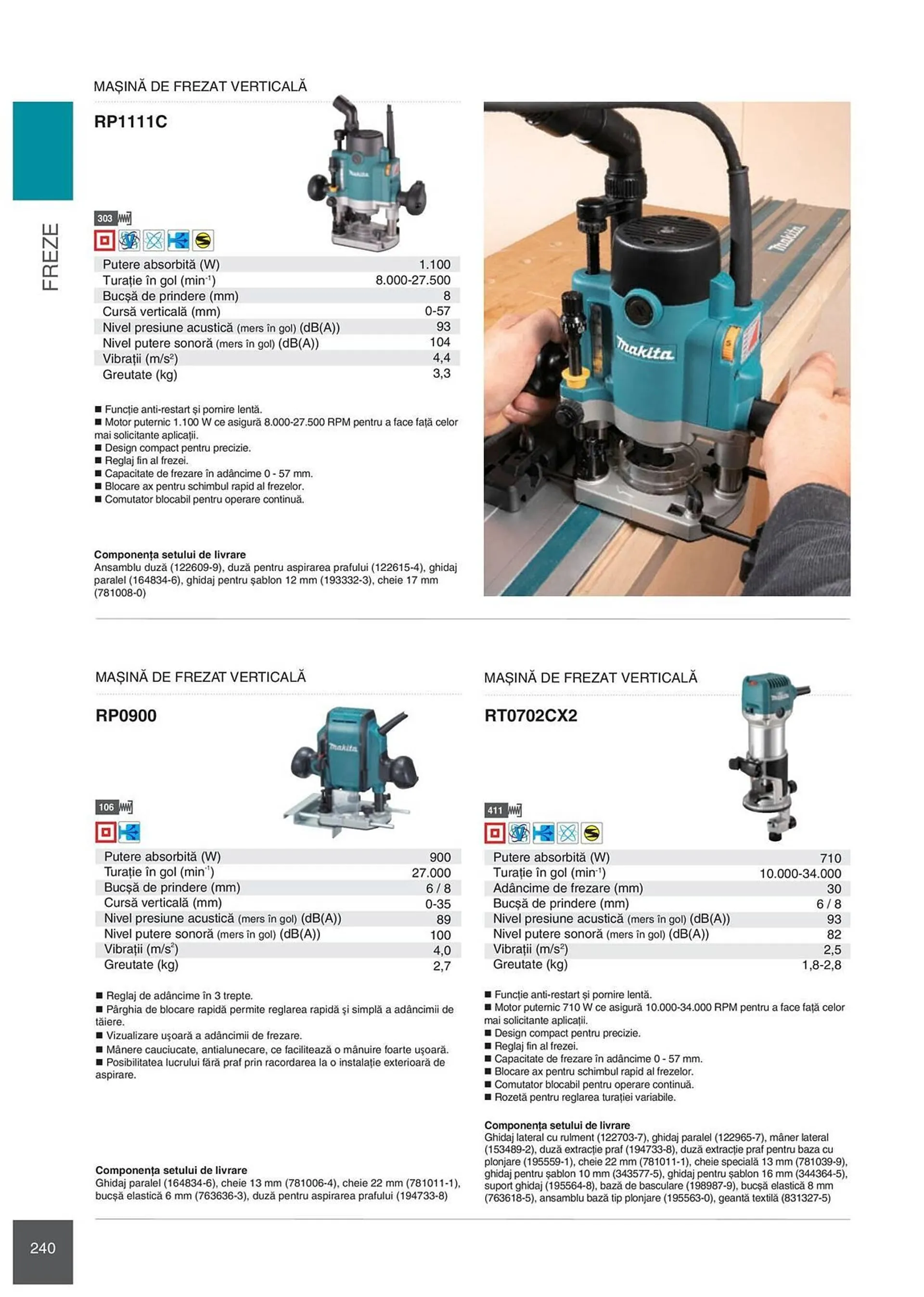 Catalog Сatalog Makita de la 6 februarie până la 31 decembrie 2024 - Revista Pagina 240