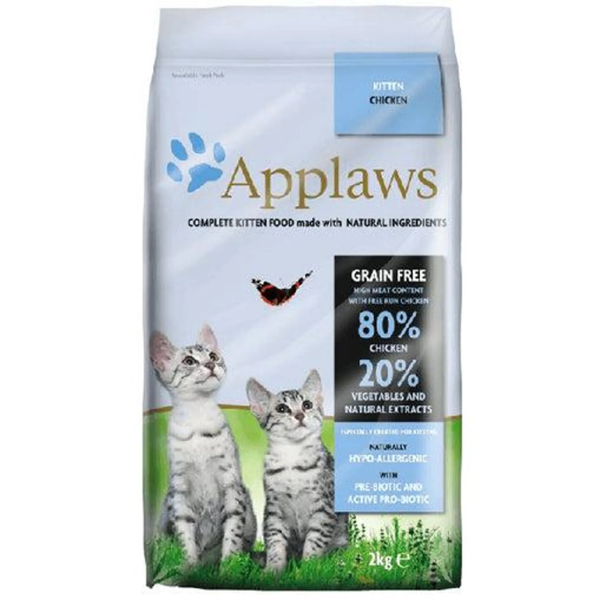 Hrana uscata pentru pisici Applaws Kitten Pui 2kg