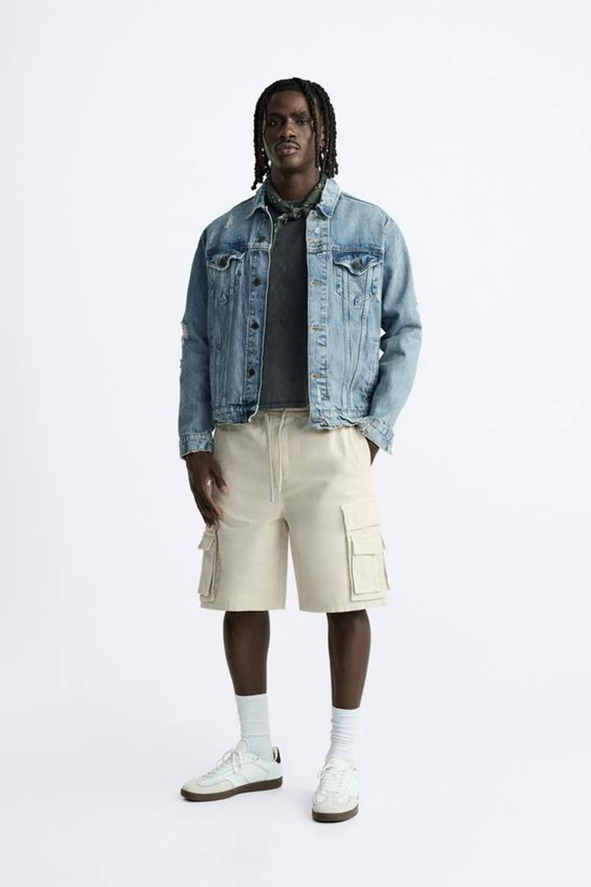 UTILITY CARGO BERMUDA SHORTS