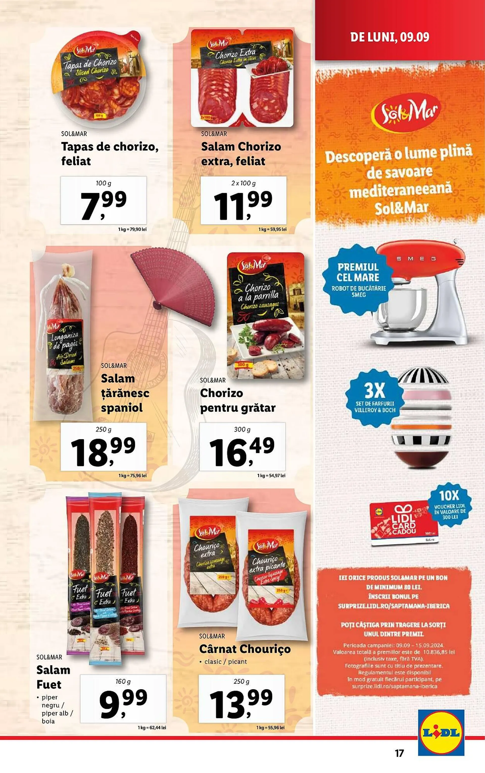 Catalog Catalog Lidl de la 9 septembrie până la 15 septembrie 2024 - Revista Pagina 17