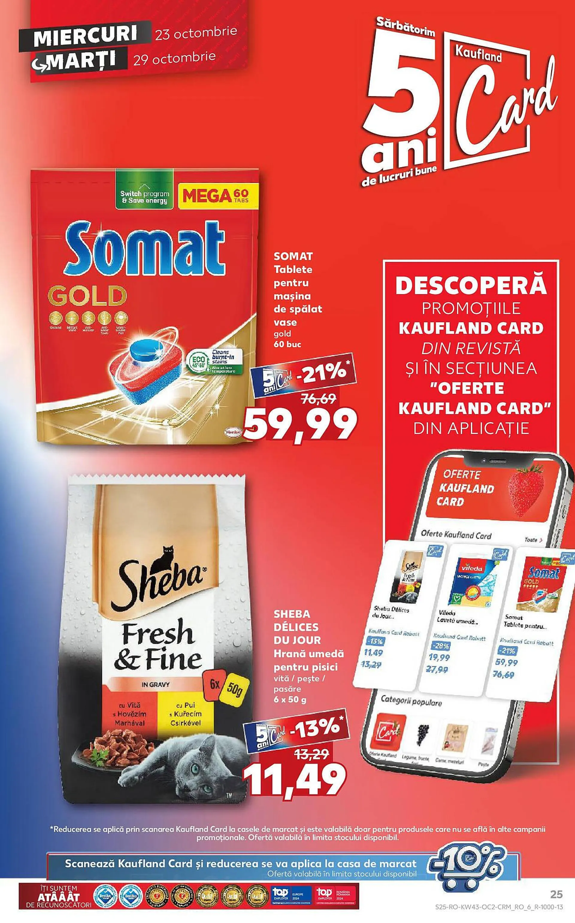 Catalog Catalog Kaufland de la 23 octombrie până la 29 octombrie 2024 - Revista Pagina 25