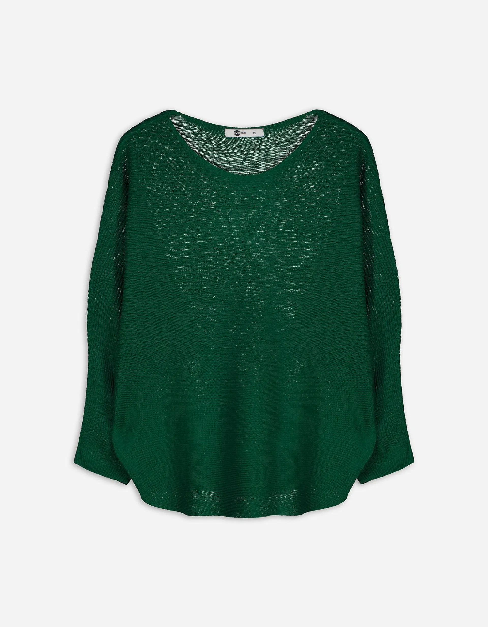 Maglione - Maniche spioventi - verde scuro