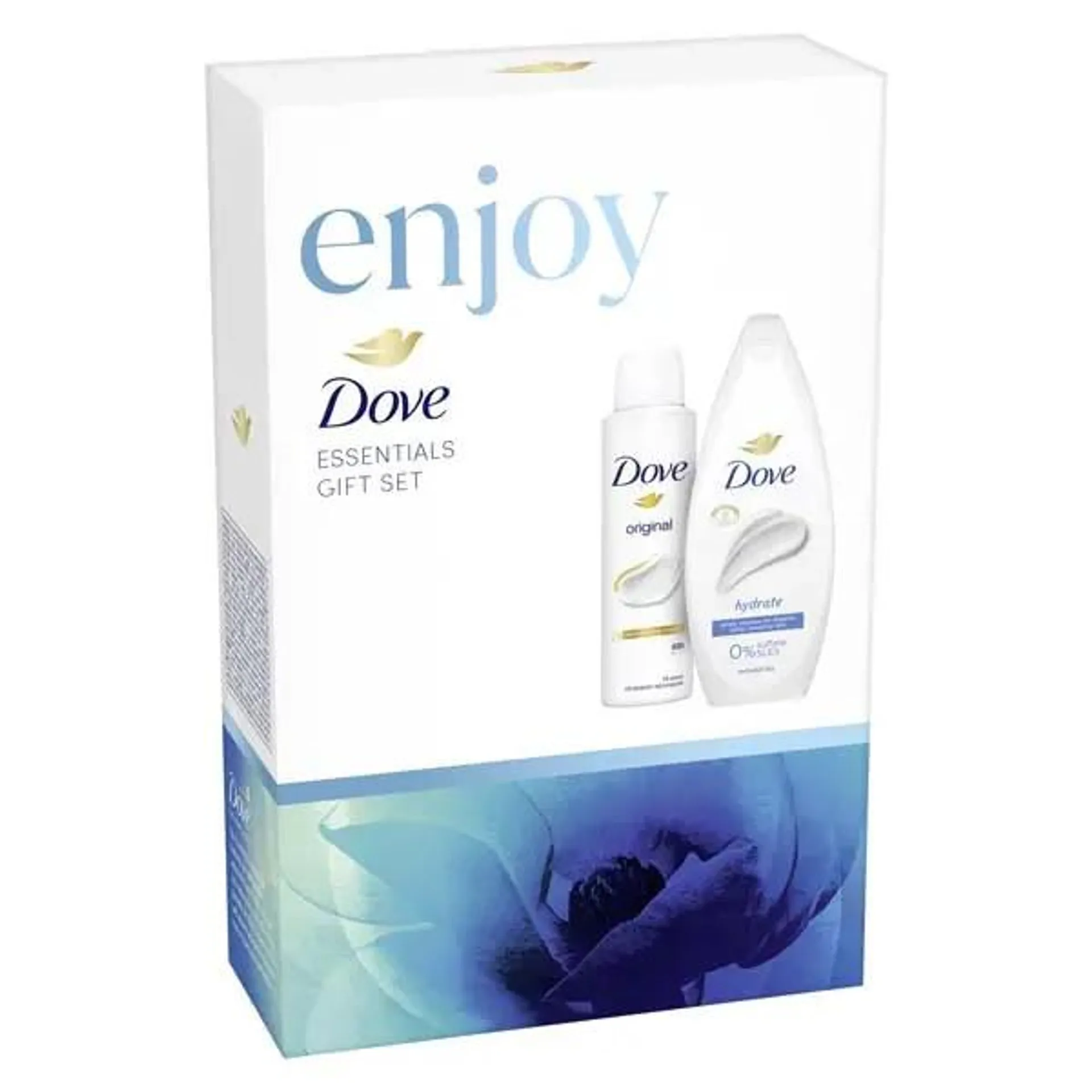 Set Cadou Dove Gel De Dus Hydrating 250ml& Deodorant Dove Original 150ml