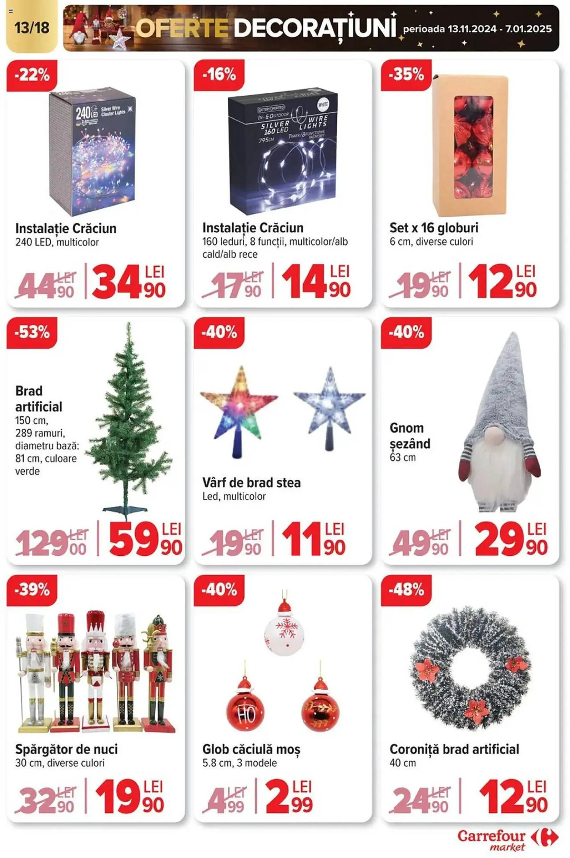 Catalog Catalog Carrefour Market de la 27 decembrie până la 7 ianuarie 2025 - Revista Pagina 13