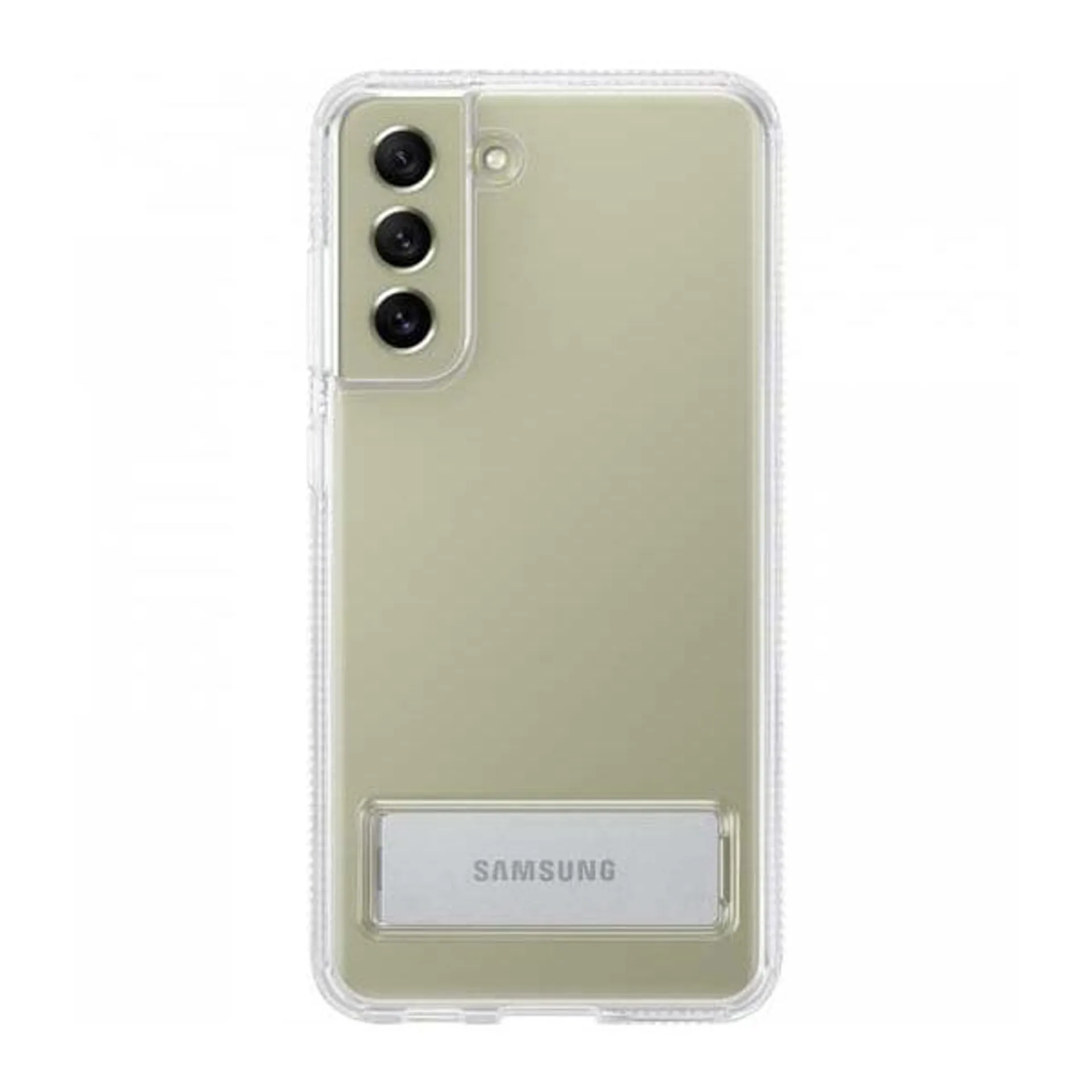 Husa telefon SAMSUNG Clear Standing Cover pentru Galaxy S21 FE, EF-JG990CTEGWW, Transparent