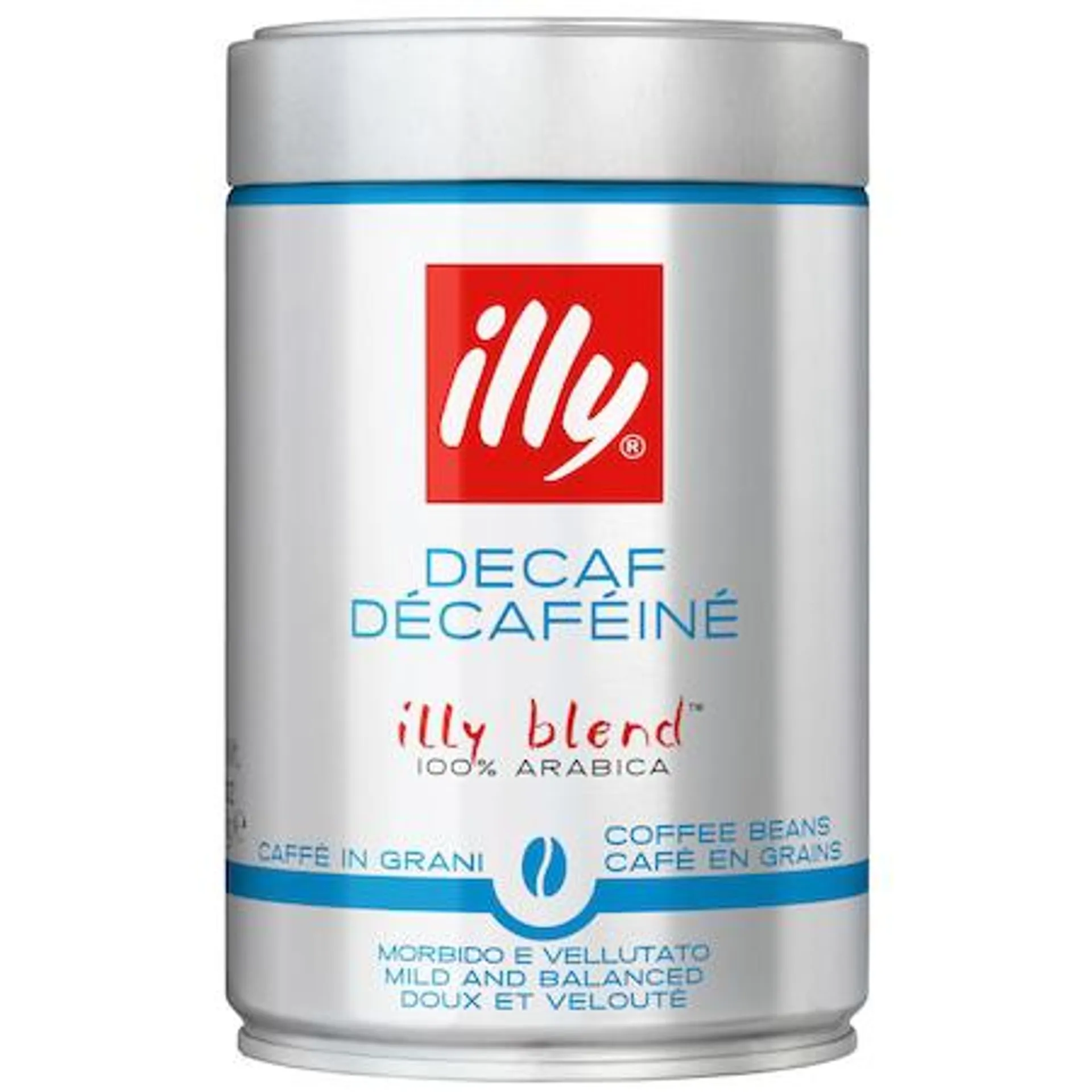 Cafea boabe illy Decofeinizata, 250 gr.