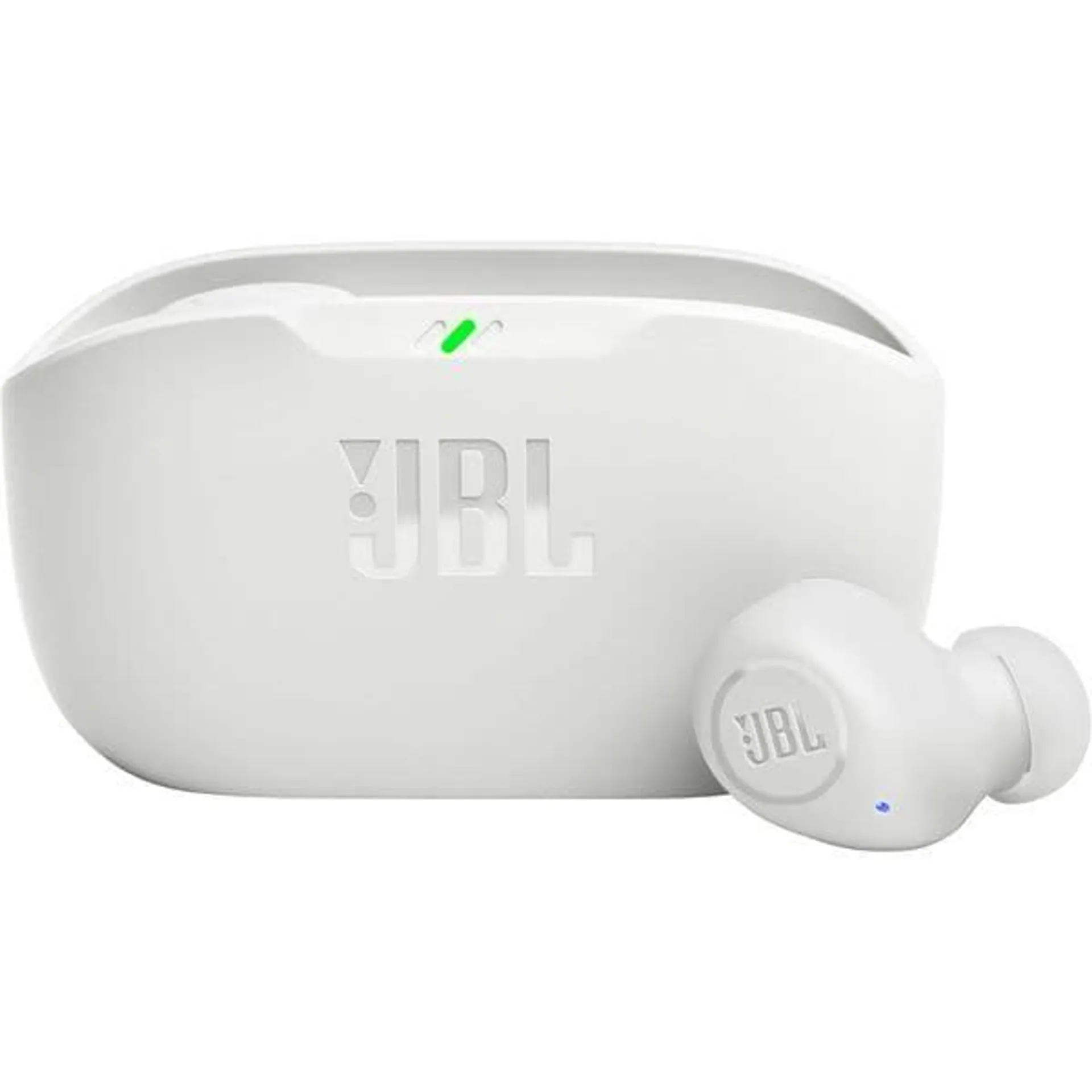 Casti JBL Vibe Buds, True wireless, Bluetooth, In-ear, Microfon, alb