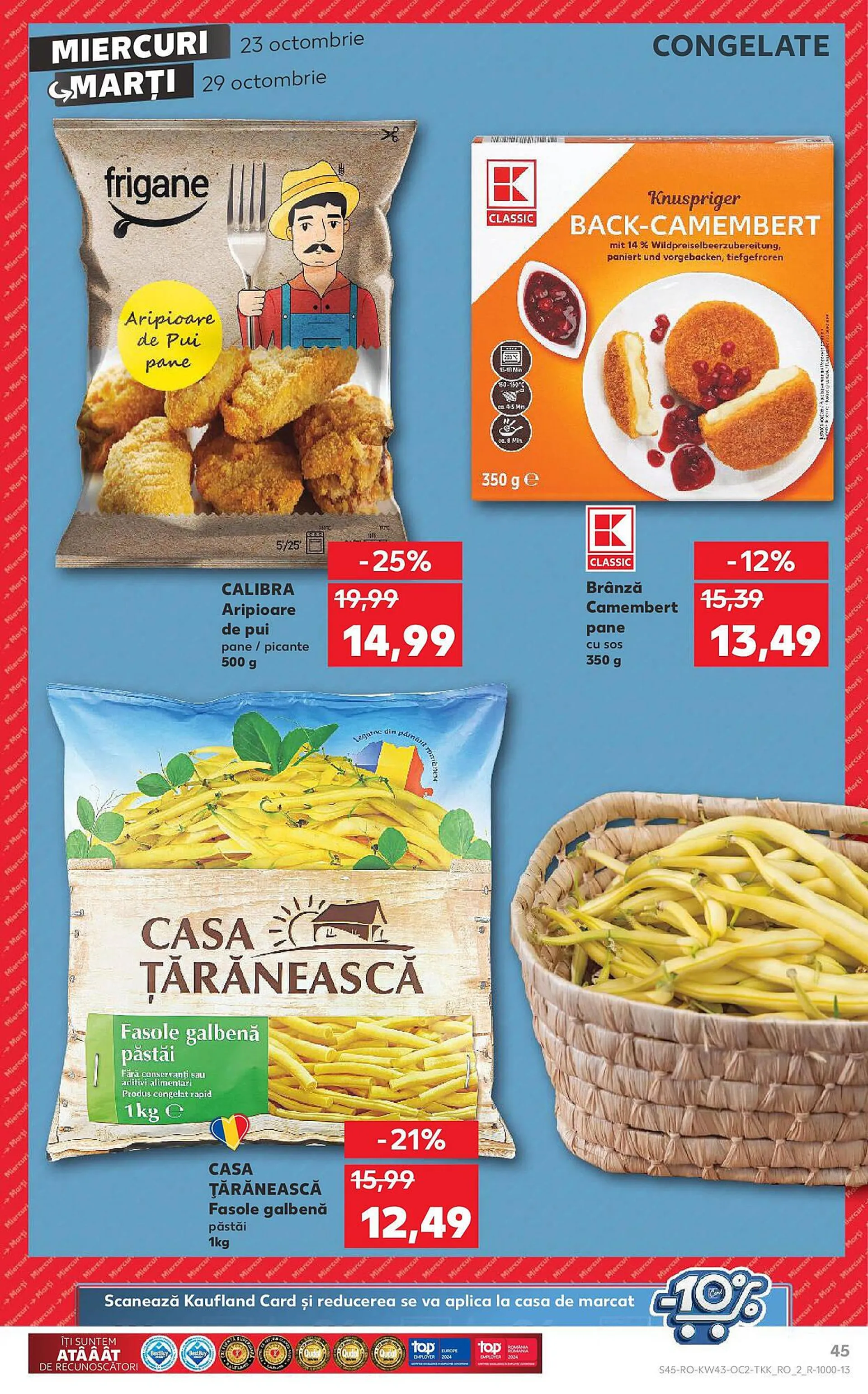 Catalog Catalog Kaufland de la 23 octombrie până la 29 octombrie 2024 - Revista Pagina 45