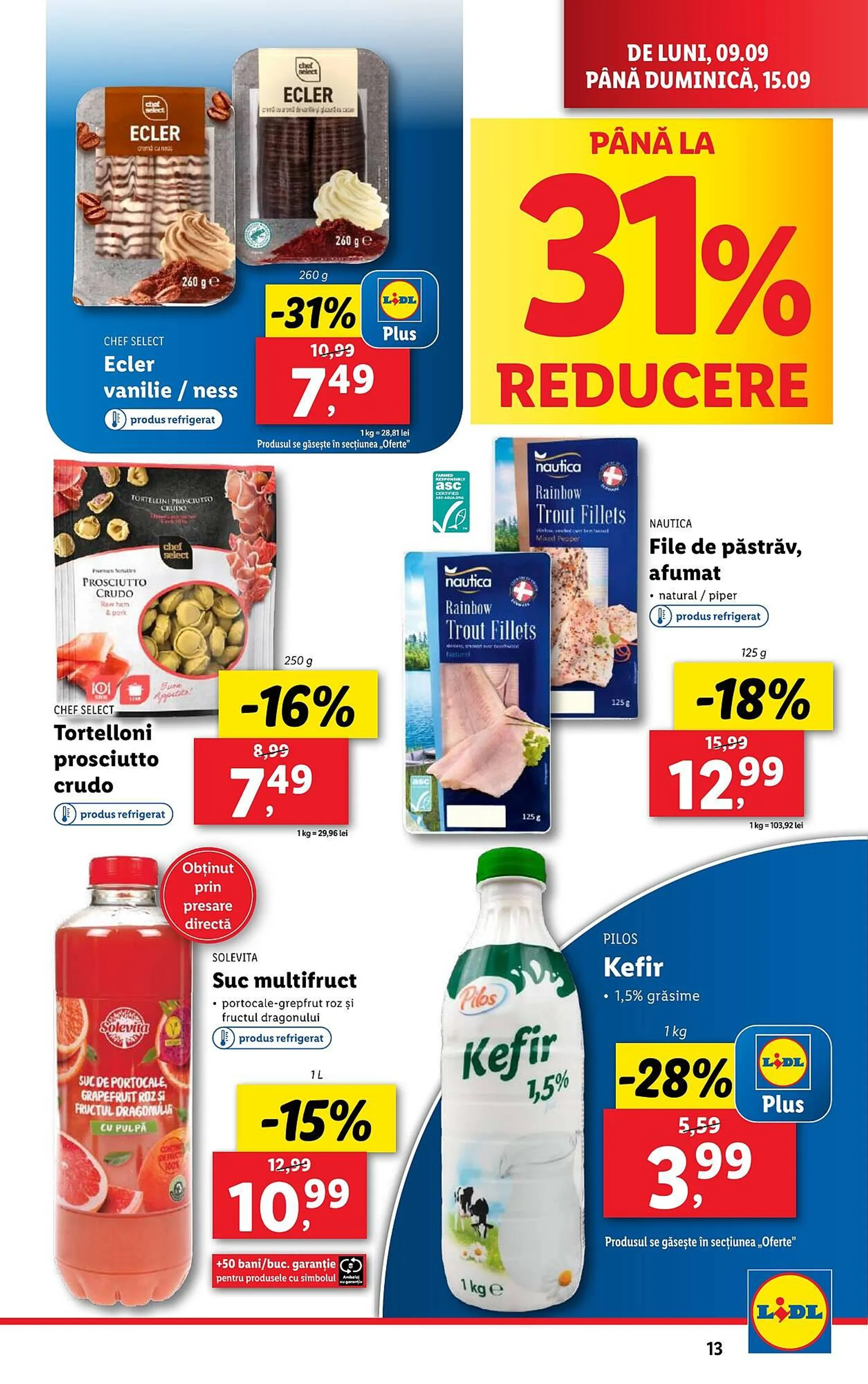 Catalog Catalog Lidl de la 9 septembrie până la 15 septembrie 2024 - Revista Pagina 13