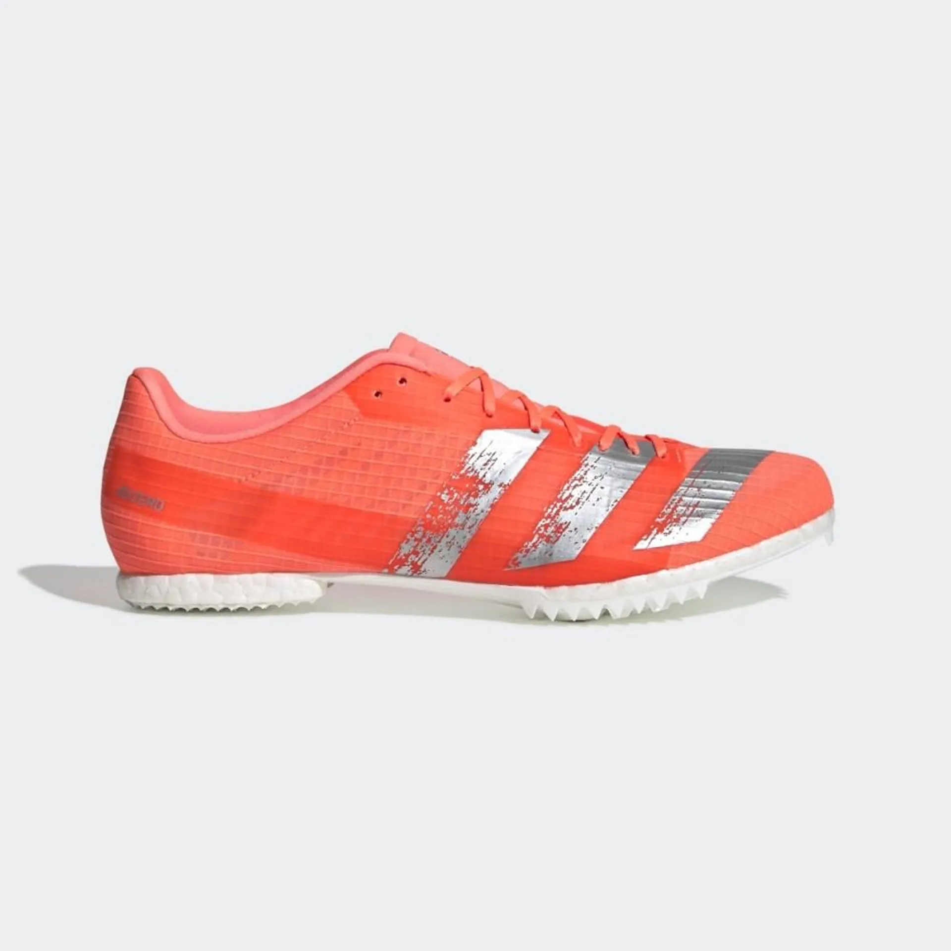 Adidasi Alergare Dama Adidas Adizero Middle Distance Spikes Corai/Argintii Metal/Albi