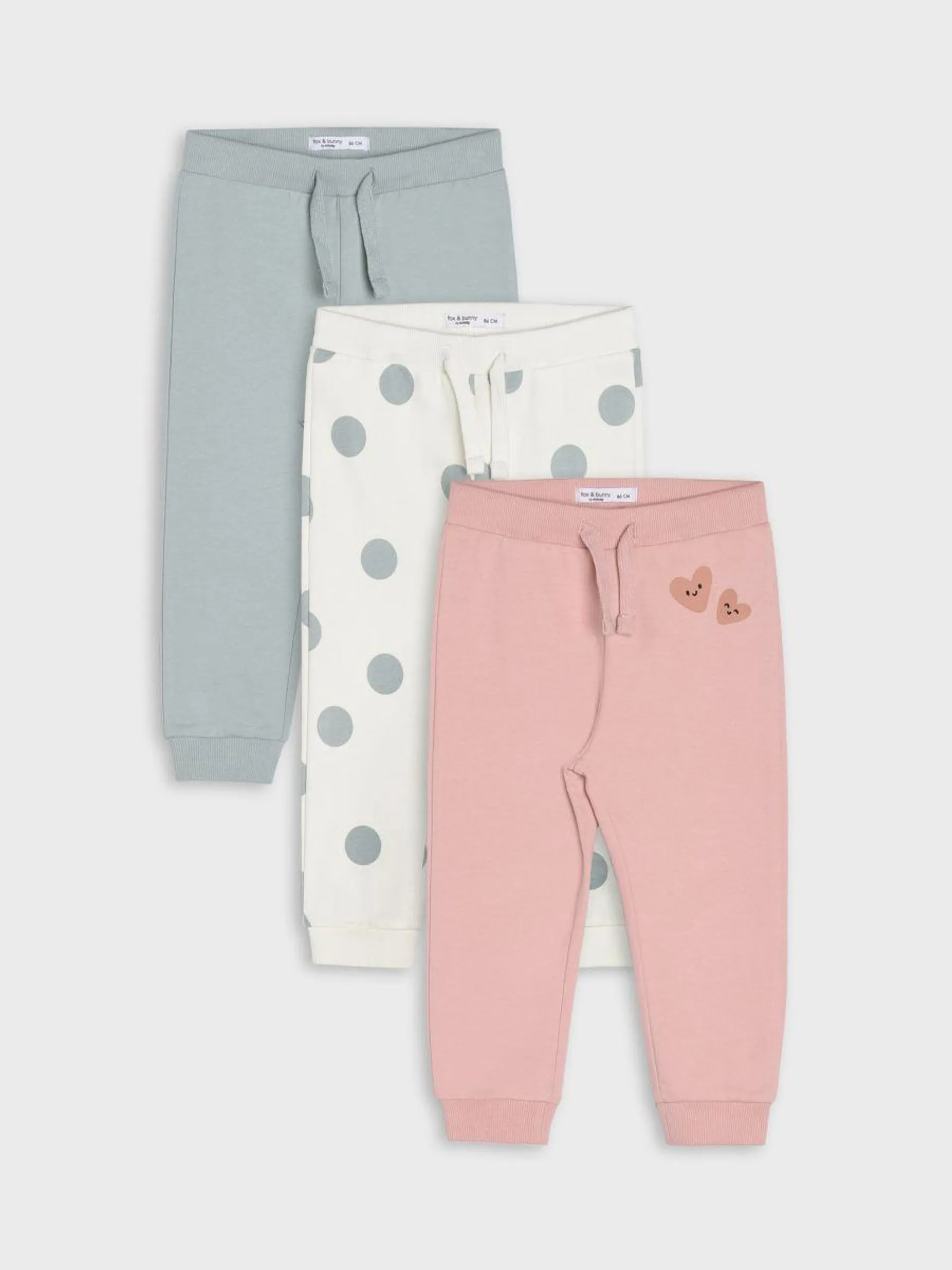 Set de 3 perechi de pantaloni sport jogger