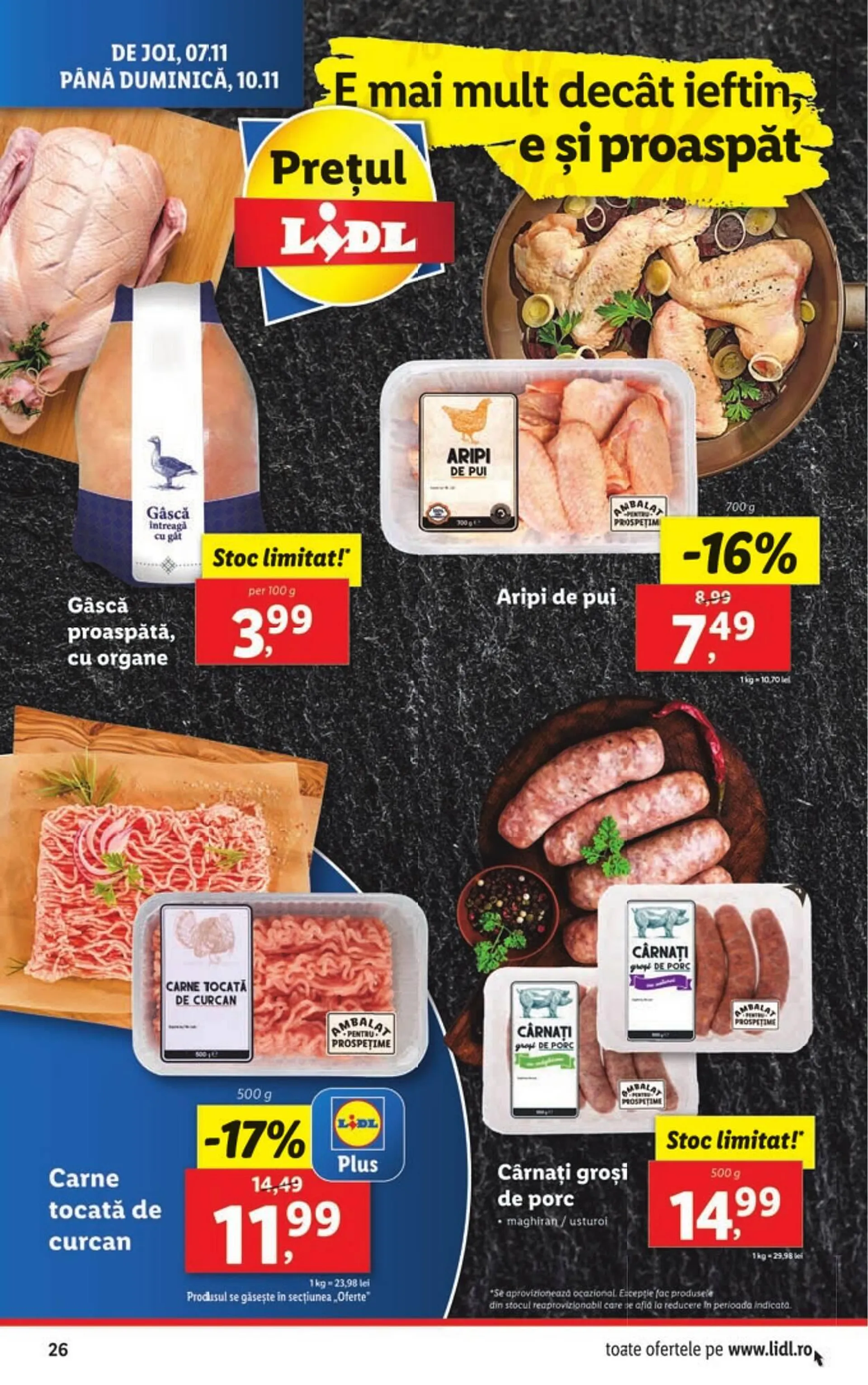 Catalog Catalog Lidl de la 4 noiembrie până la 10 noiembrie 2024 - Revista Pagina 26