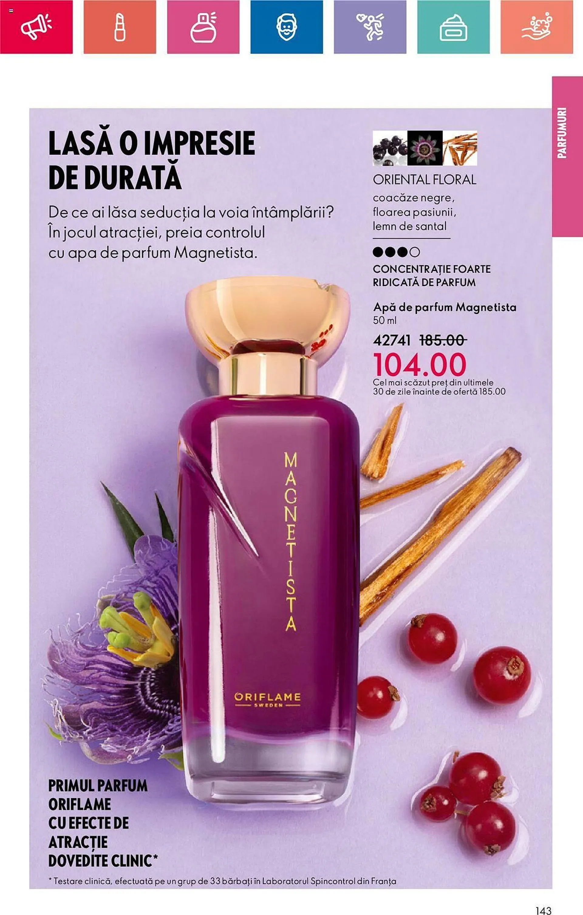 Catalog Oriflame catalog de la 9 iulie până la 29 iulie 2024 - Revista Pagina 142