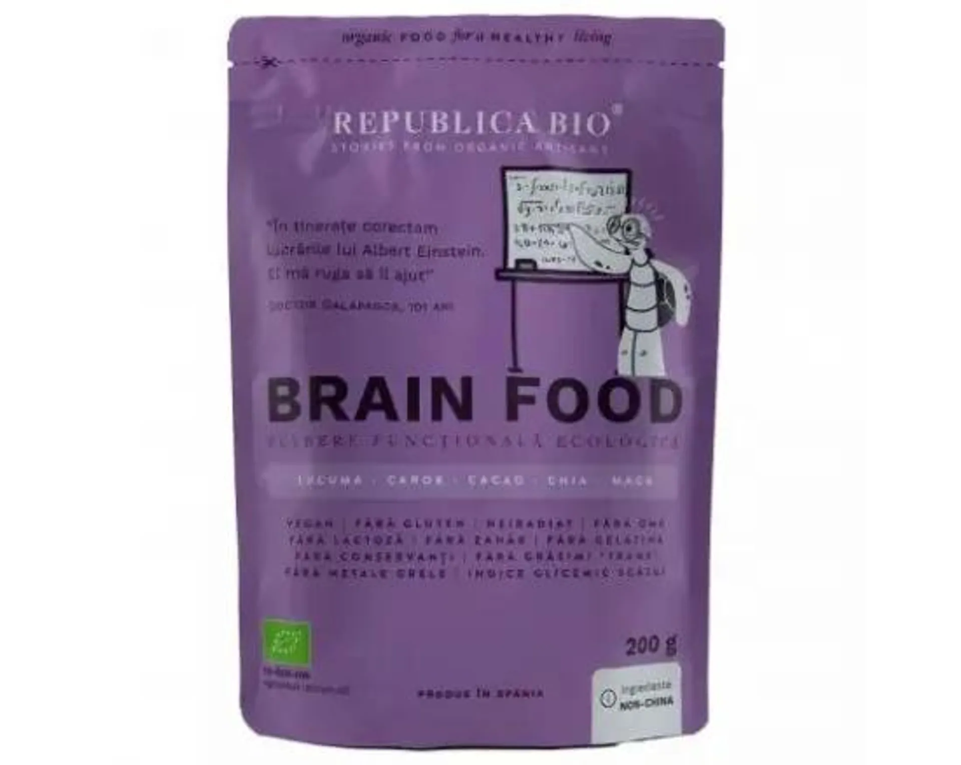 Brain Food pulbere functionala ecologica, 200g