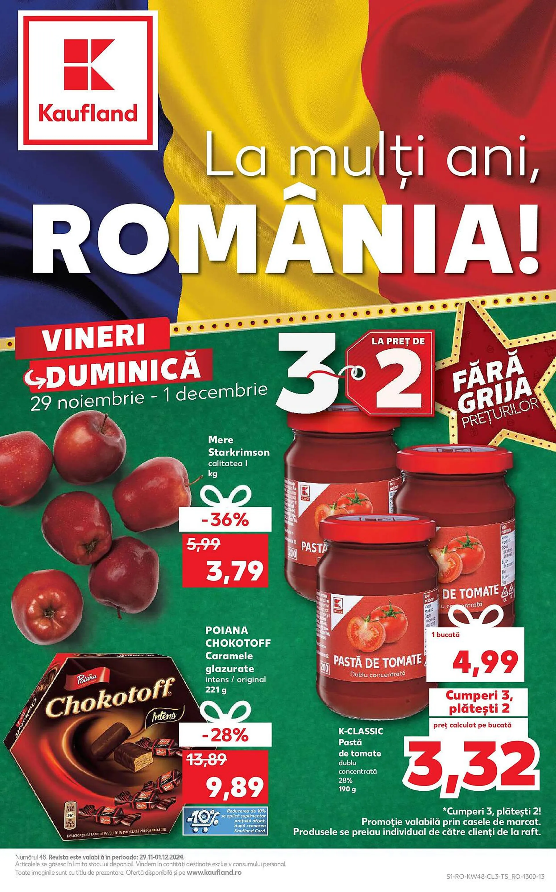 Catalog Catalog Kaufland de la 29 noiembrie până la 1 decembrie 2024 - Revista Pagina 1