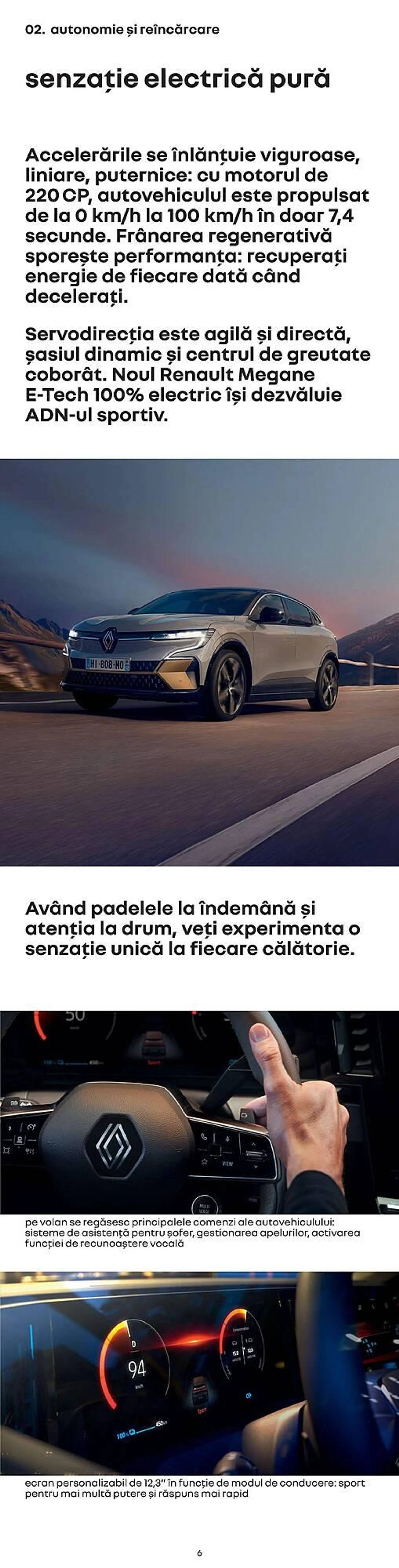 Catalog Catalog Renault Megane e-tech de la 30 iulie până la 31 ianuarie 2025 - Revista Pagina 6