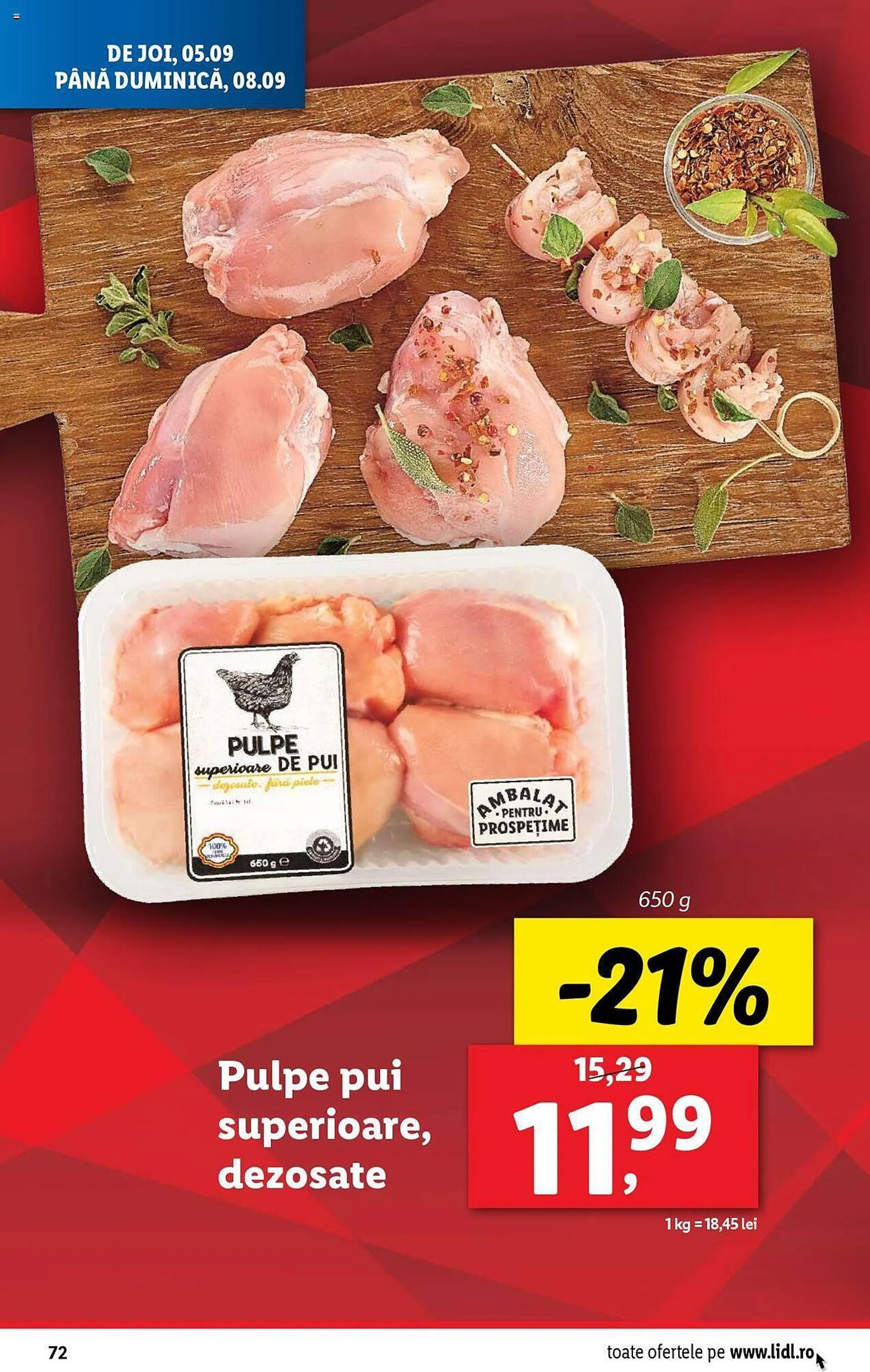 Catalog Catalog Lidl de la 2 septembrie până la 8 septembrie 2024 - Revista Pagina 72