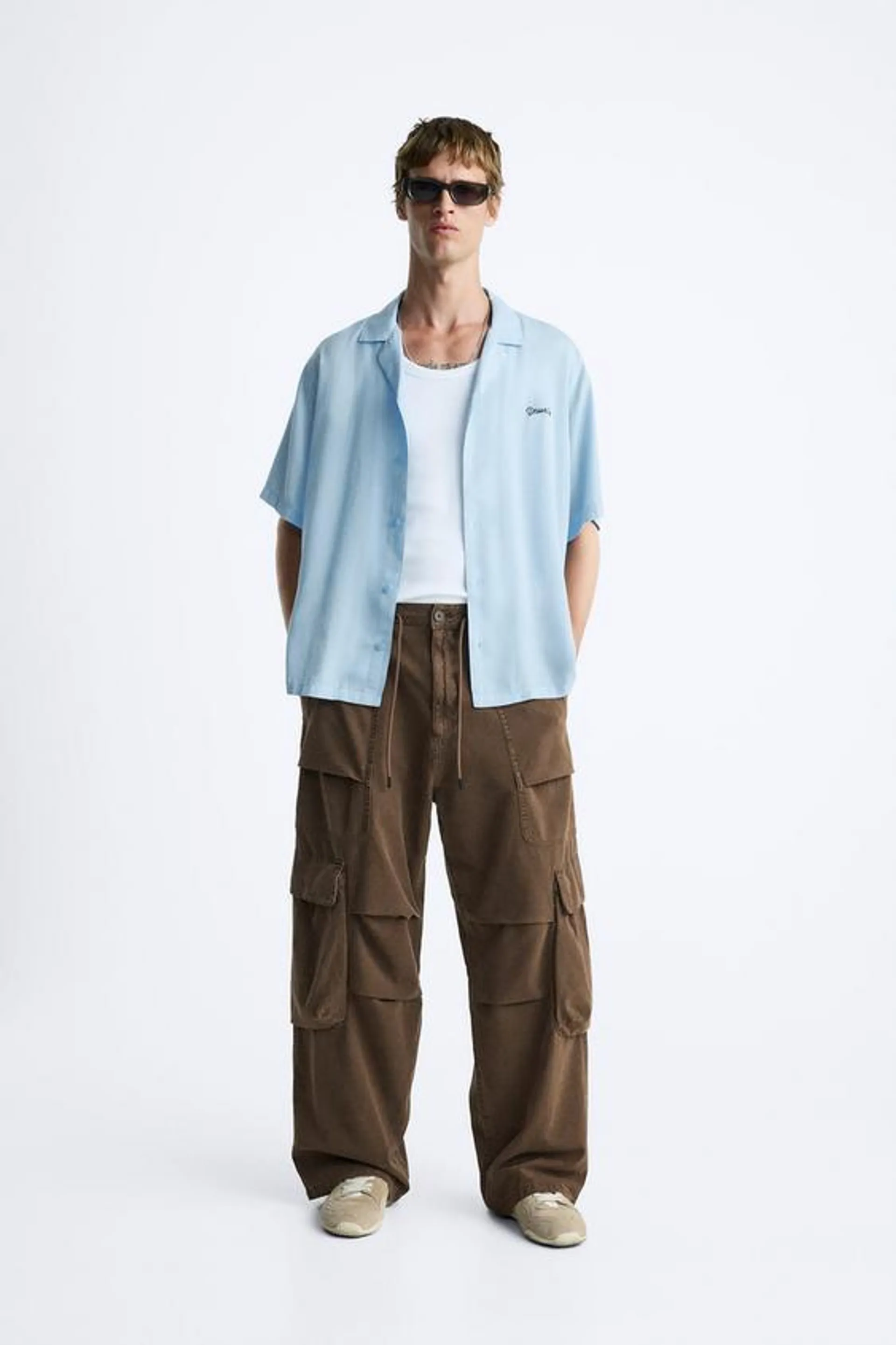 PANTALONI PARACHUTE CARGO