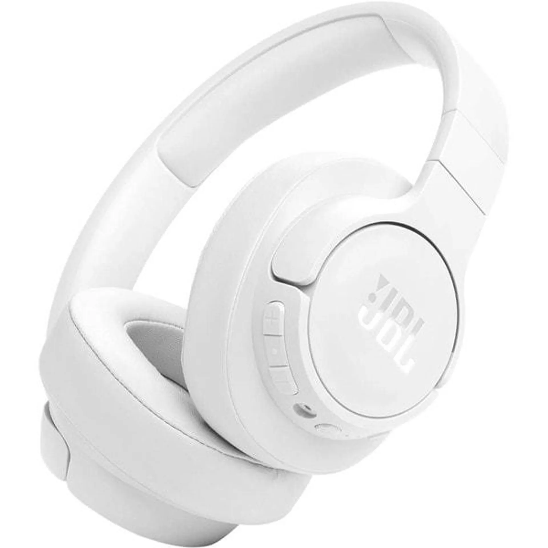 Casti JBL Tune 770NC, Bluetooth, On-ear, Microfon, Noise cancelling, alb